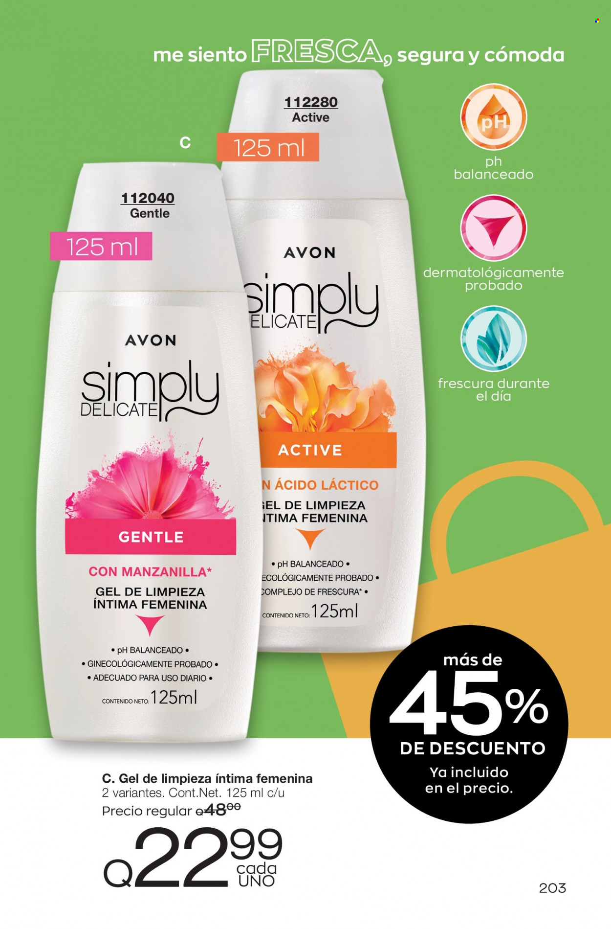 Catálogo Avon. Página 203
