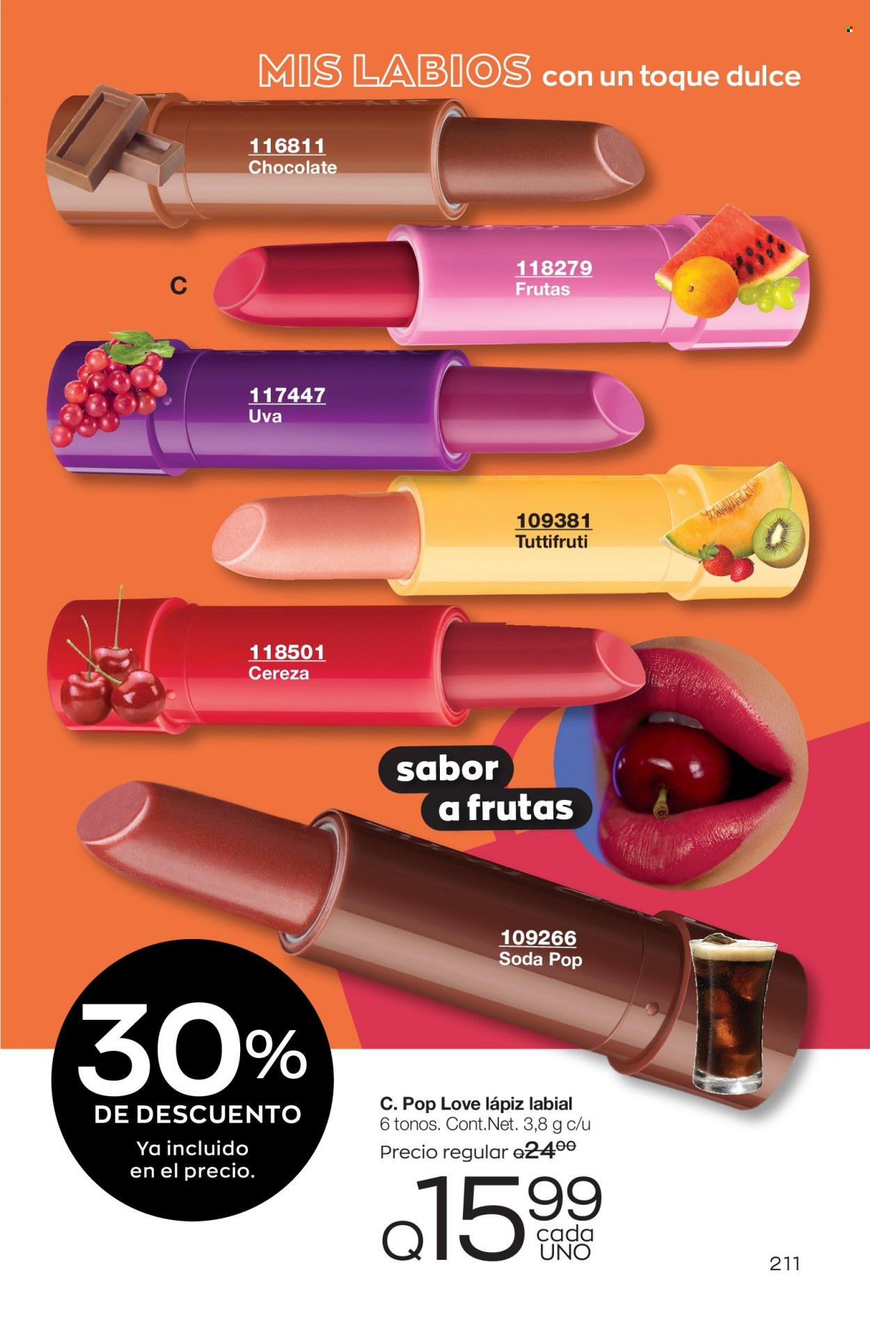 Catálogo Avon. Página 211