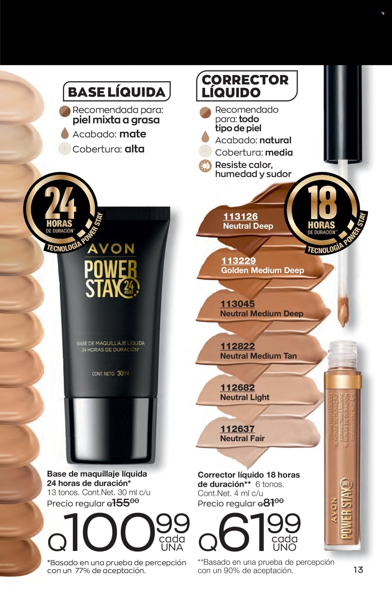 Catálogo Avon. Página 13