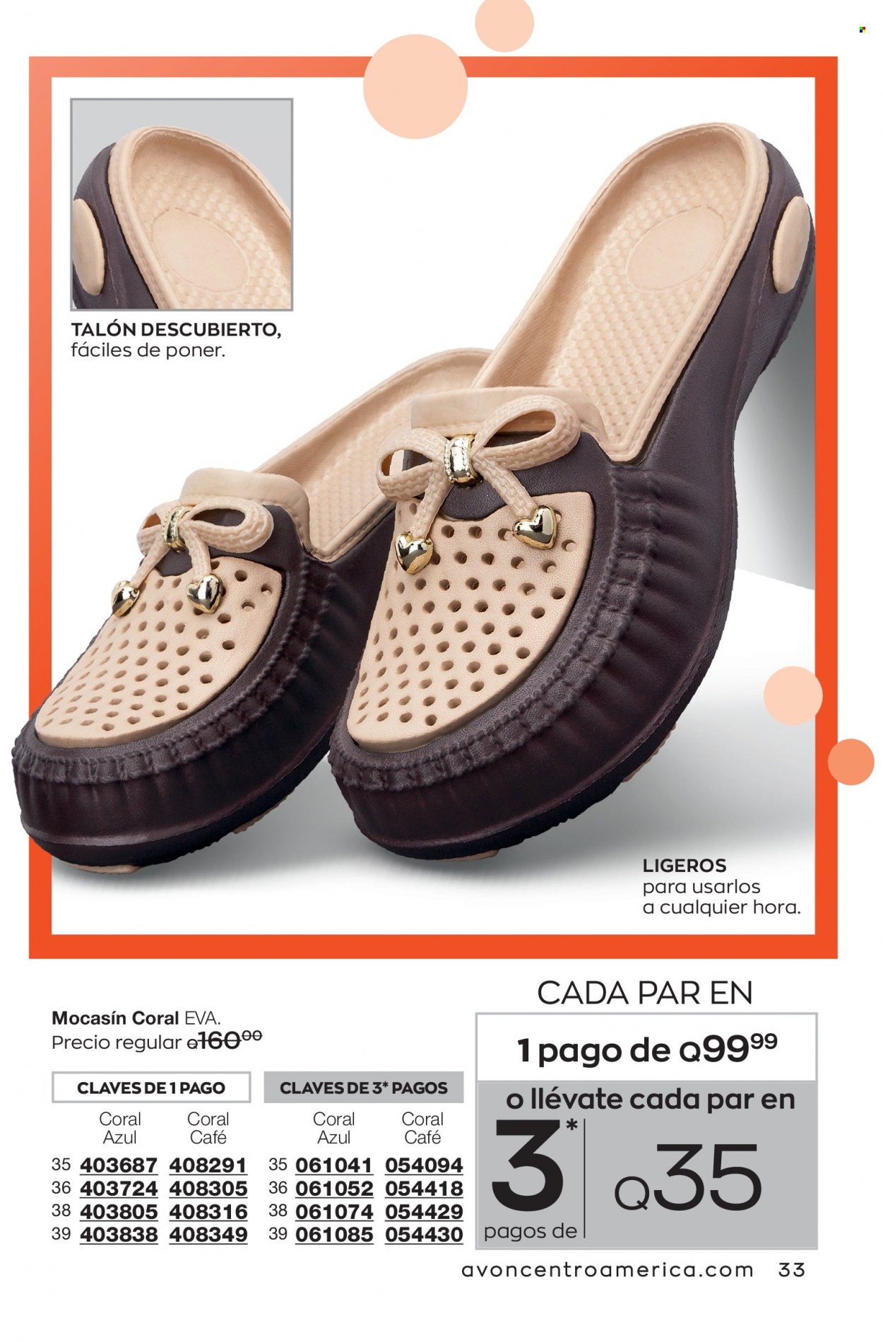 Catálogo Avon. Página 33