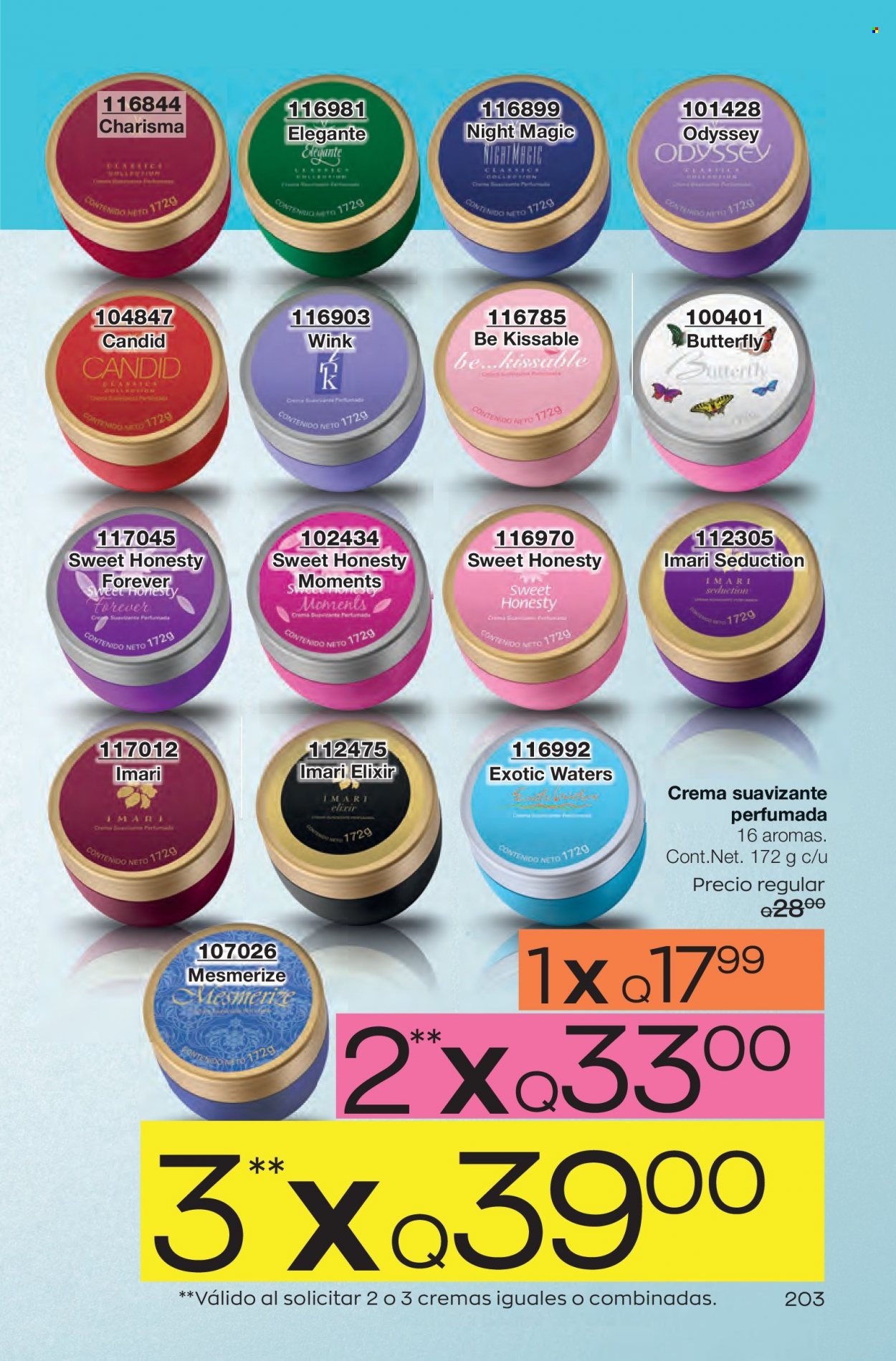 Catálogo Avon. Página 203
