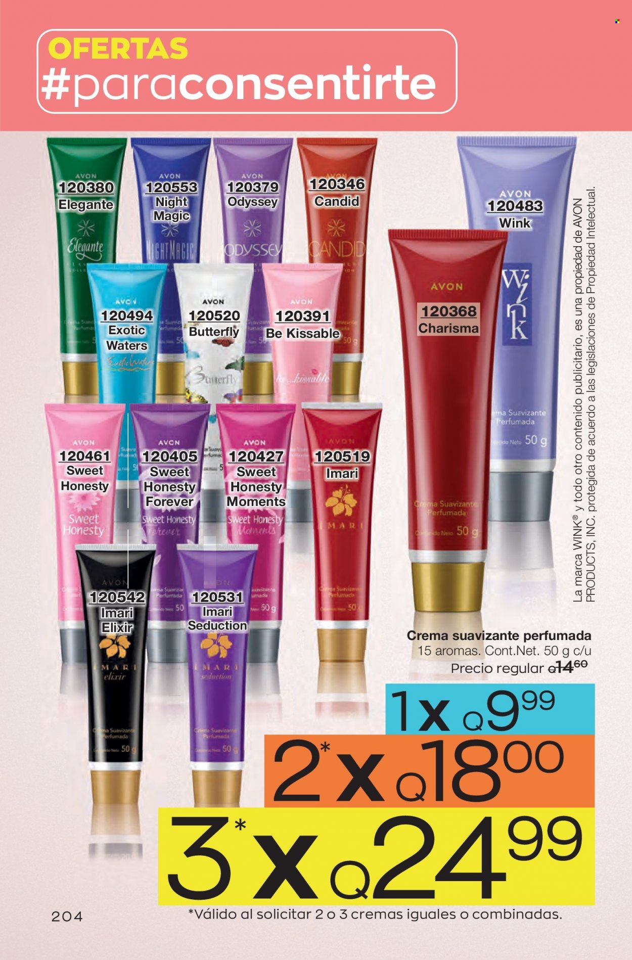Catálogo Avon. Página 204