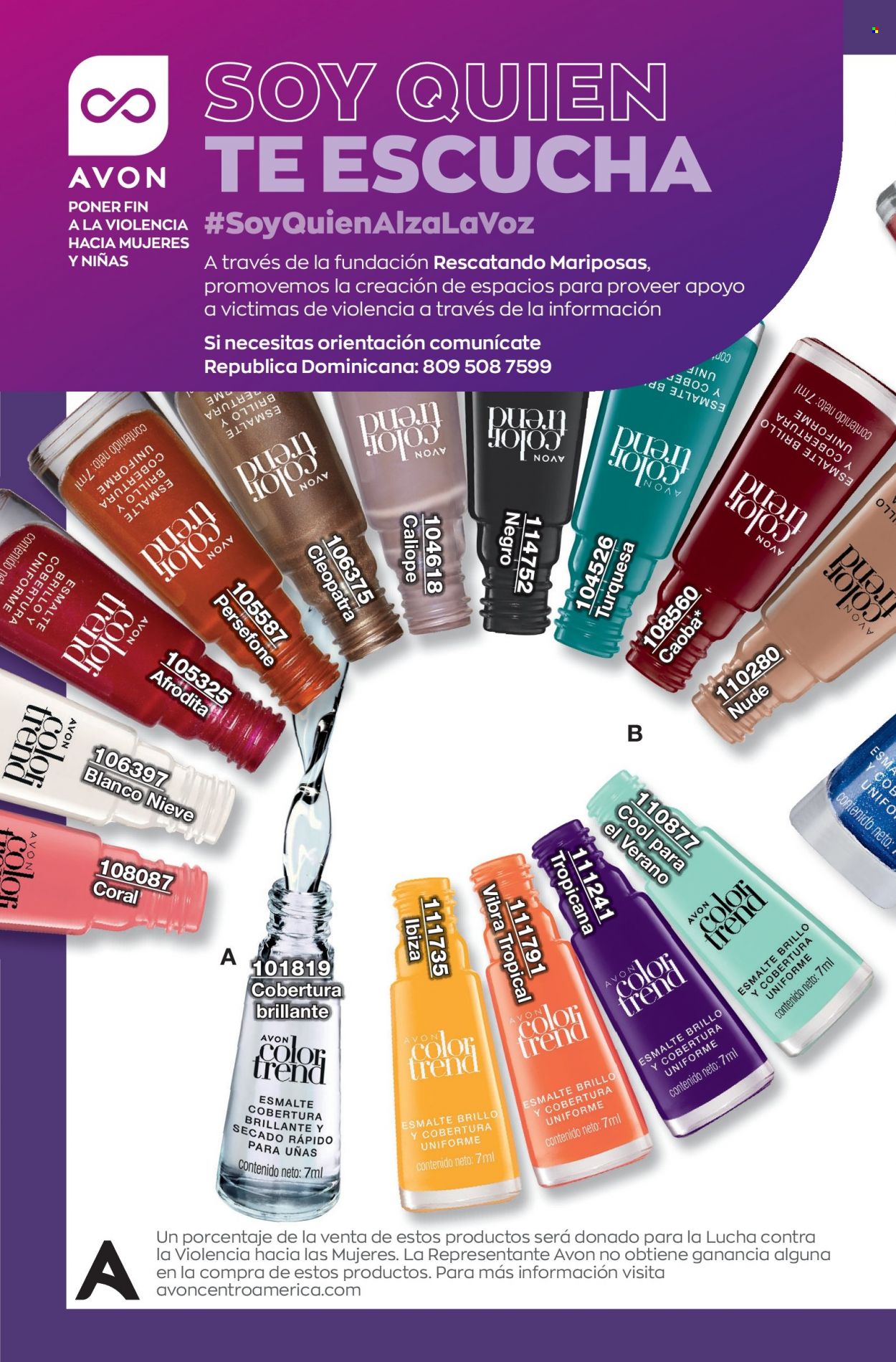Catálogo Avon. Página 198