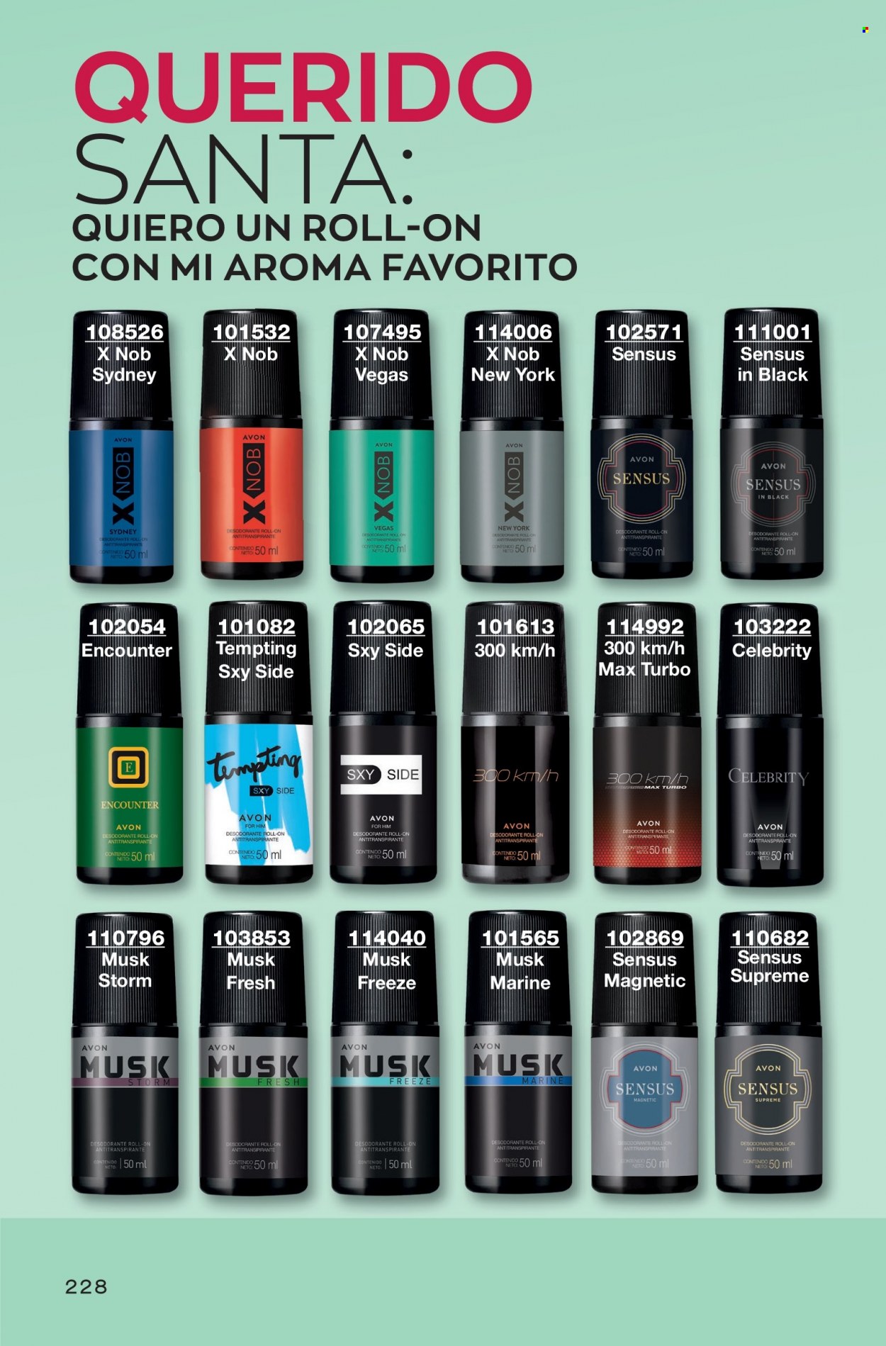 Catálogo Avon. Página 228