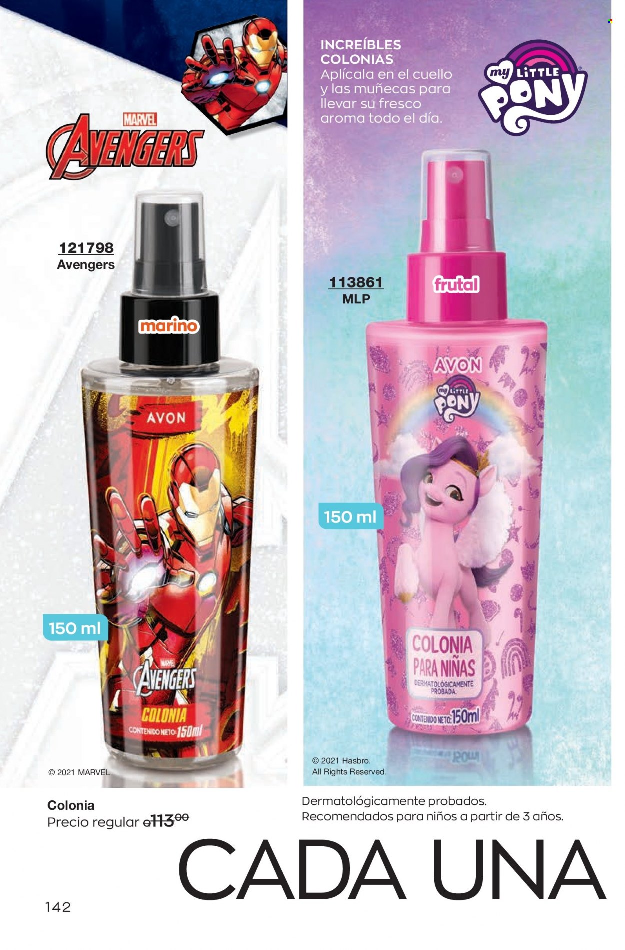 Catálogo Avon. Página 142