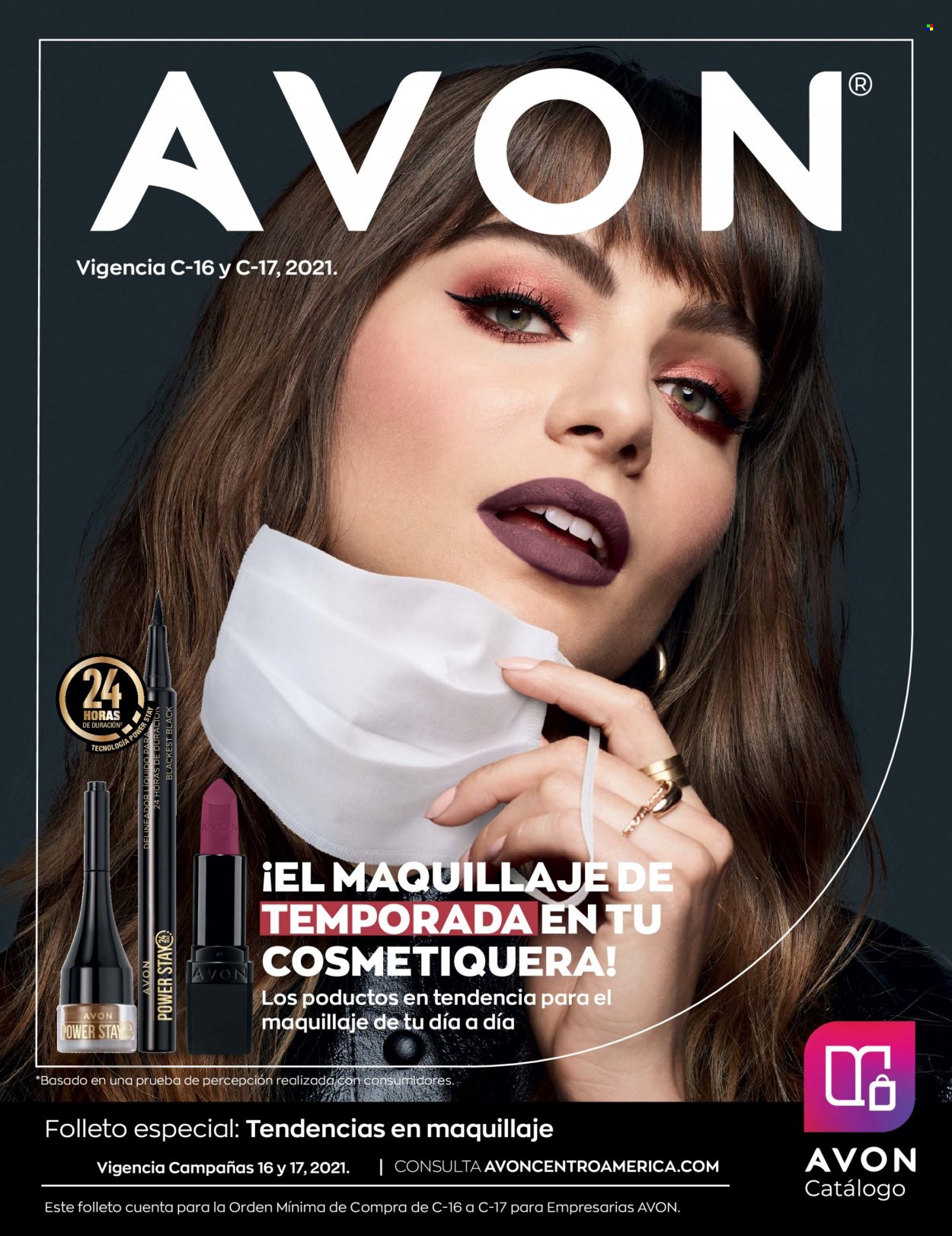 thumbnail - Folleto actual Avon - 28.9.2021 - 25.11.2021 - Ventas - delineador, cosmetiquera. Página 1.