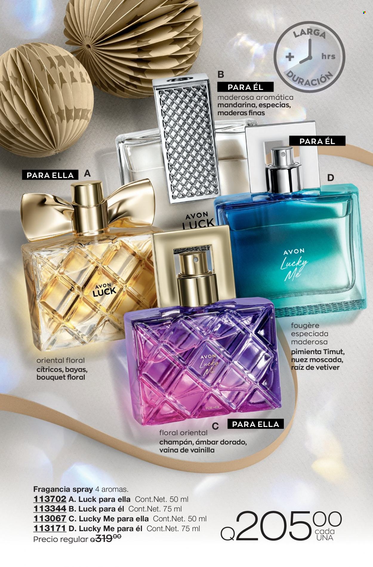 Catálogo Avon. Página 105