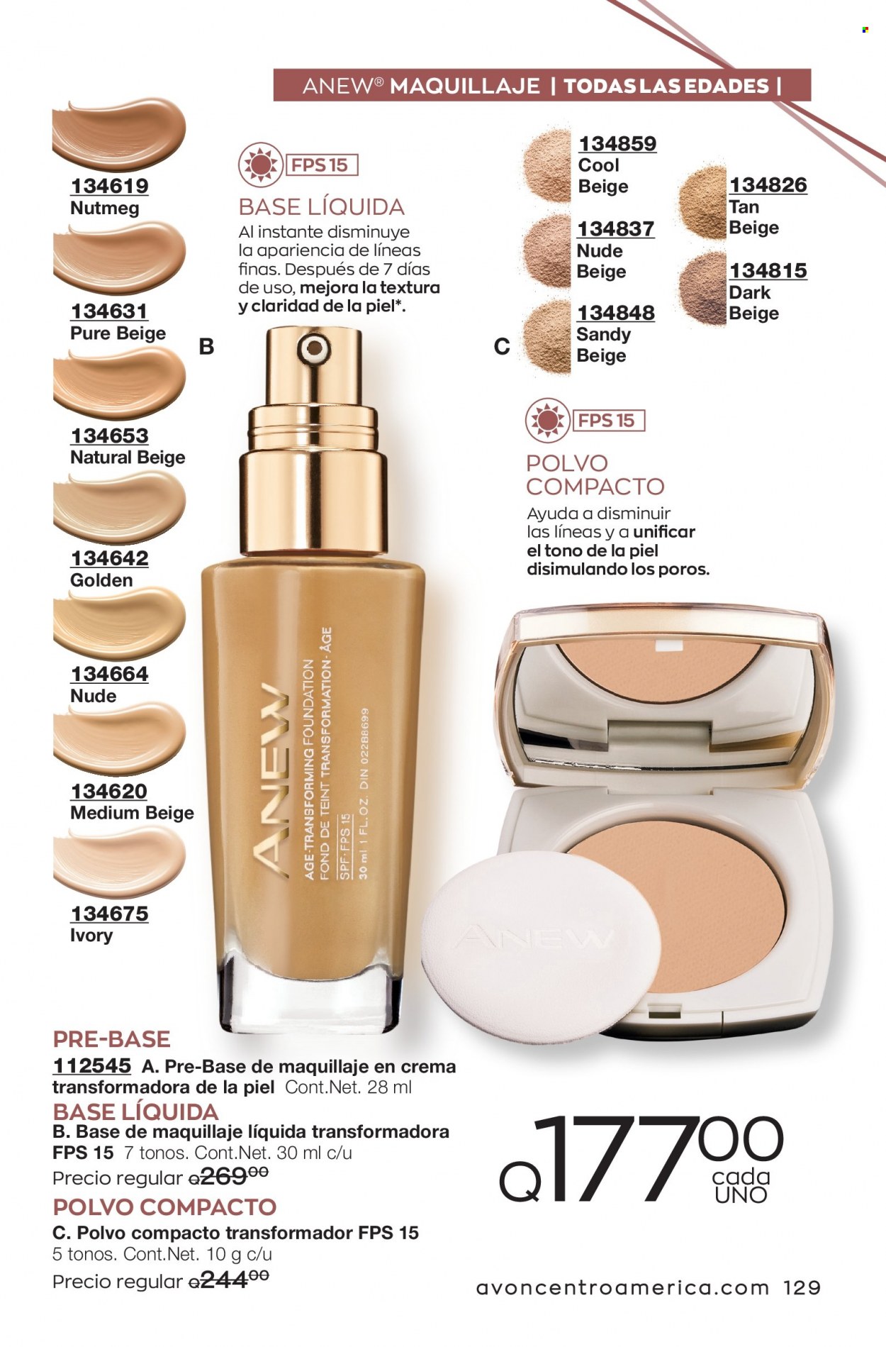 Catálogo Avon. Página 129