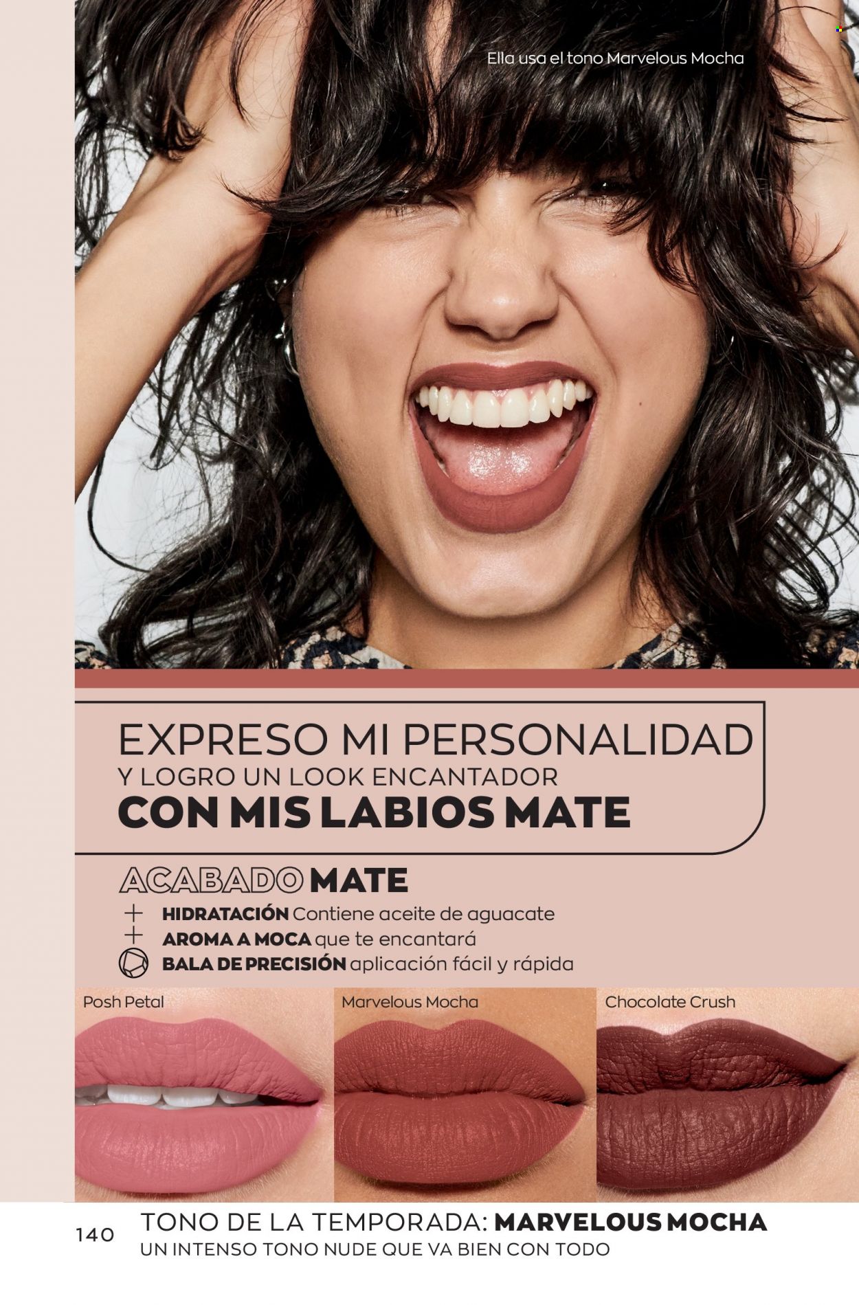 Catálogo Avon. Página 140
