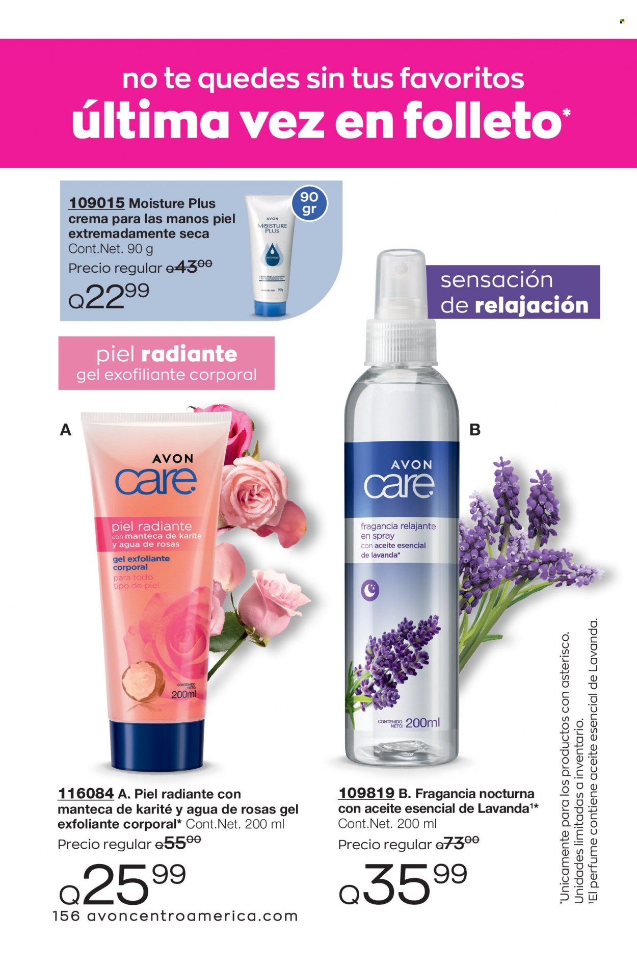 Catálogo Avon. Página 156