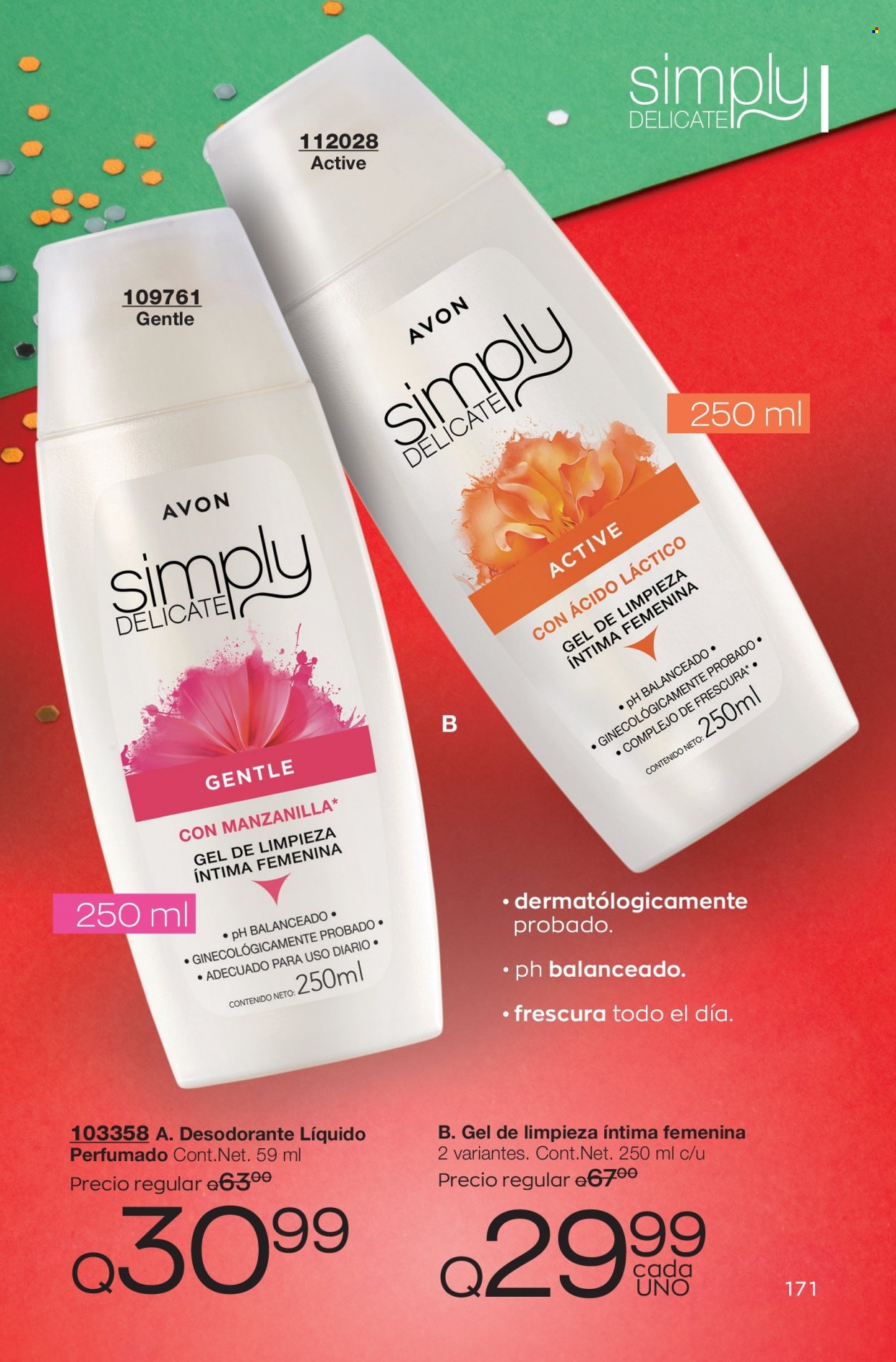 Catálogo Avon. Página 171