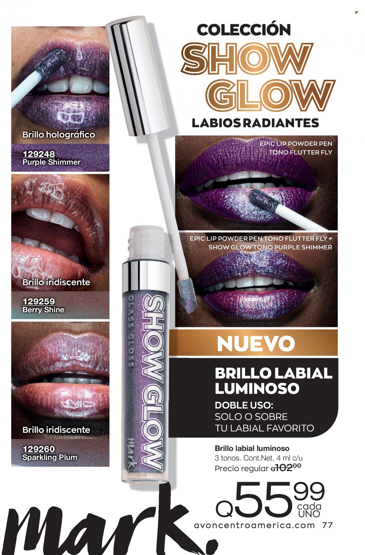 Catálogo Avon. Página 77