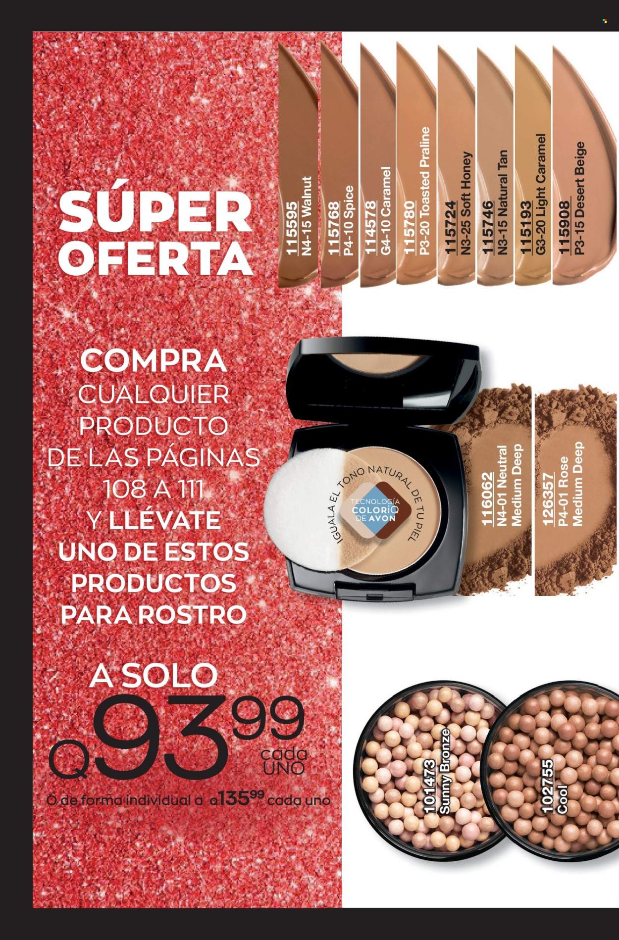 Catálogo Avon. Página 108