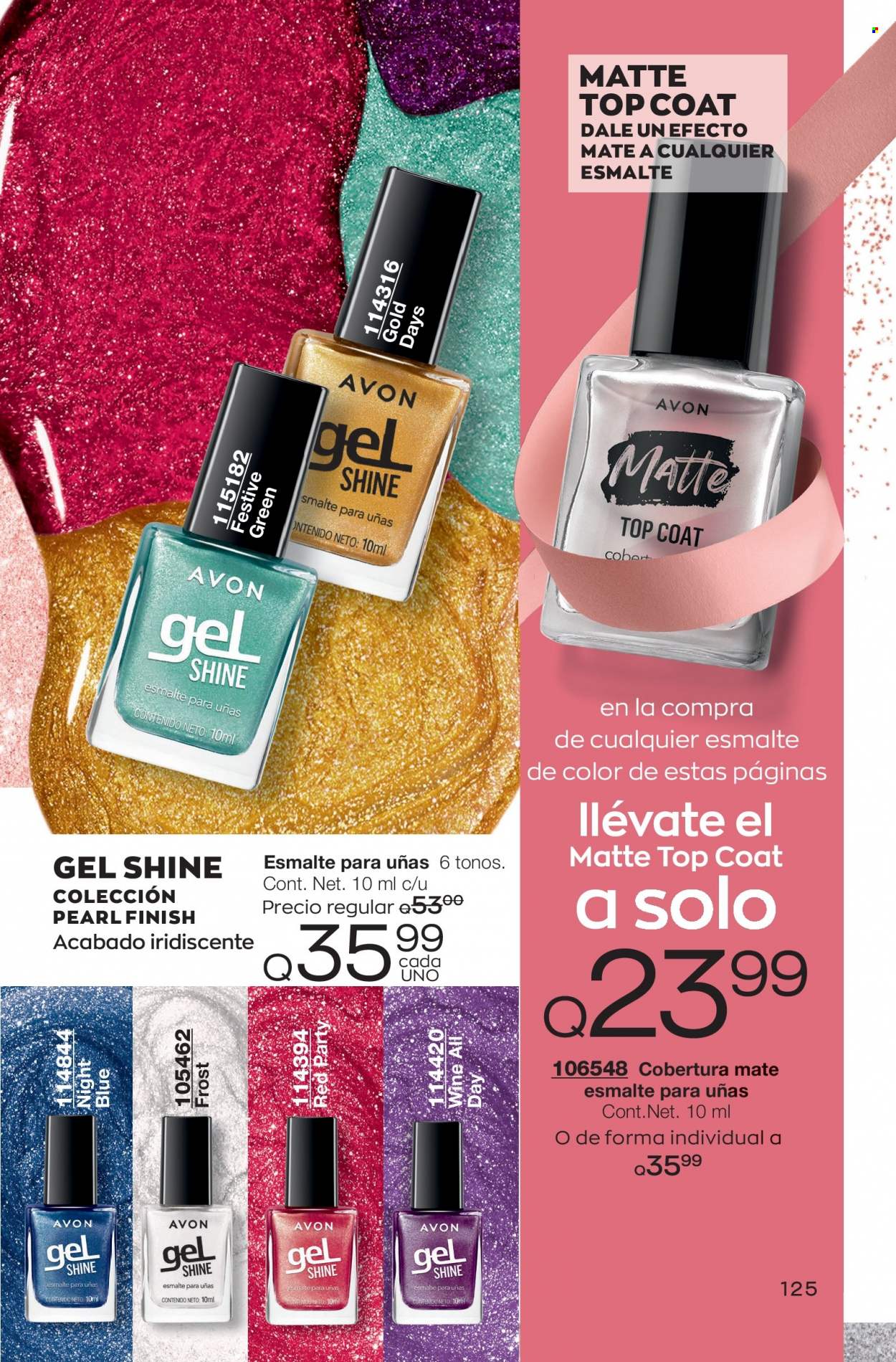 Catálogo Avon. Página 125