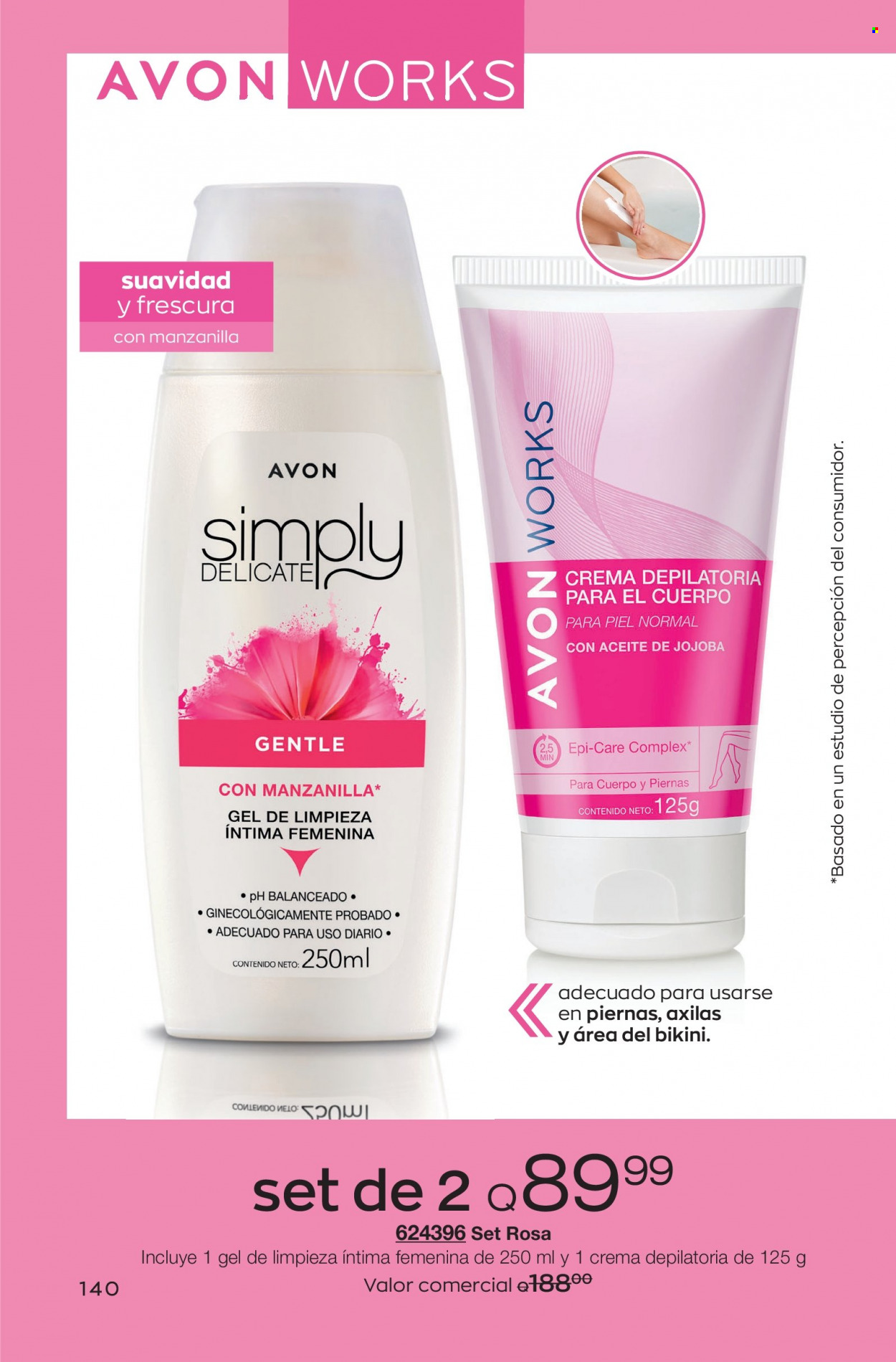 Catálogo Avon. Página 140
