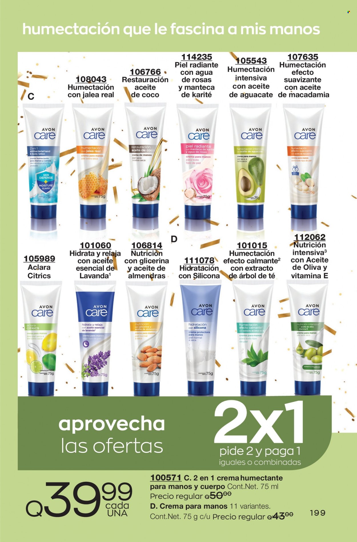 Catálogo Avon. Página 199