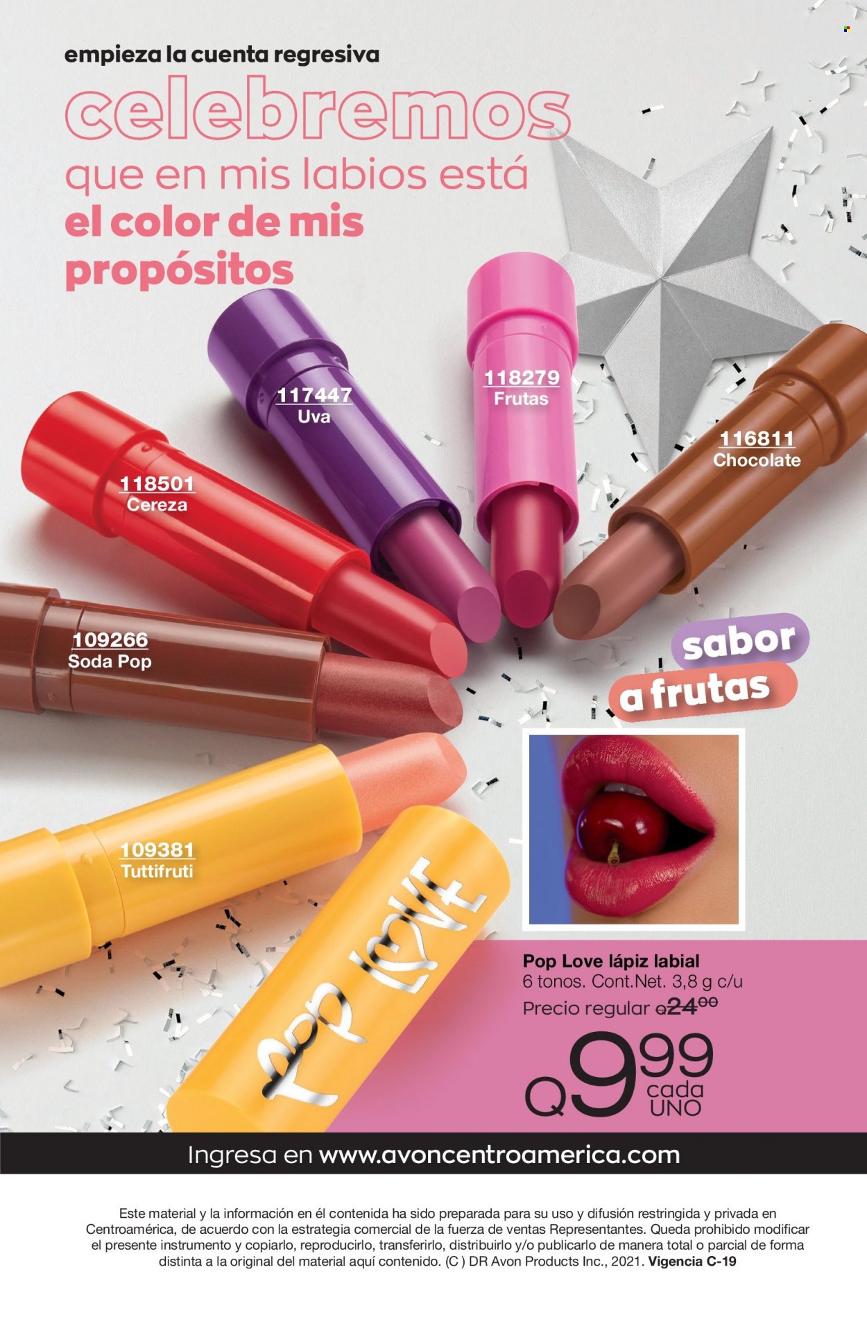 Catálogo Avon. Página 216