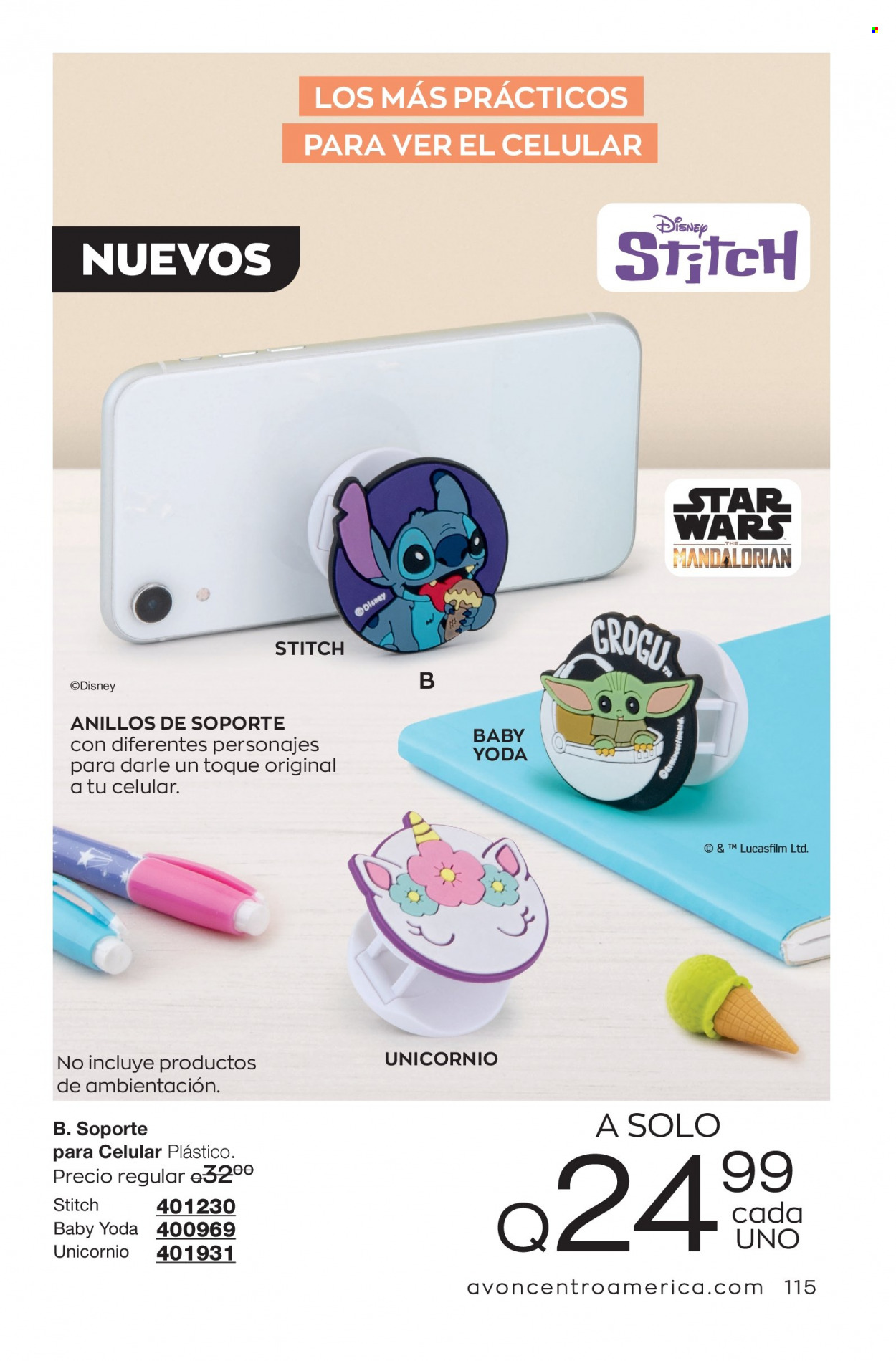 Catálogo Avon. Página 115