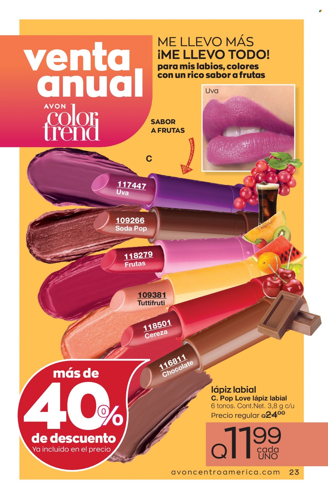 Catálogo Avon. Página 23