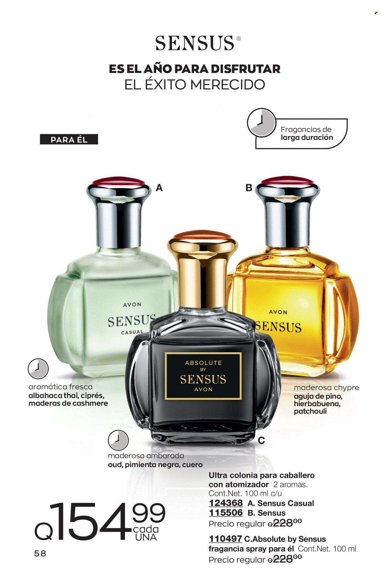 Catálogo Avon. Página 58