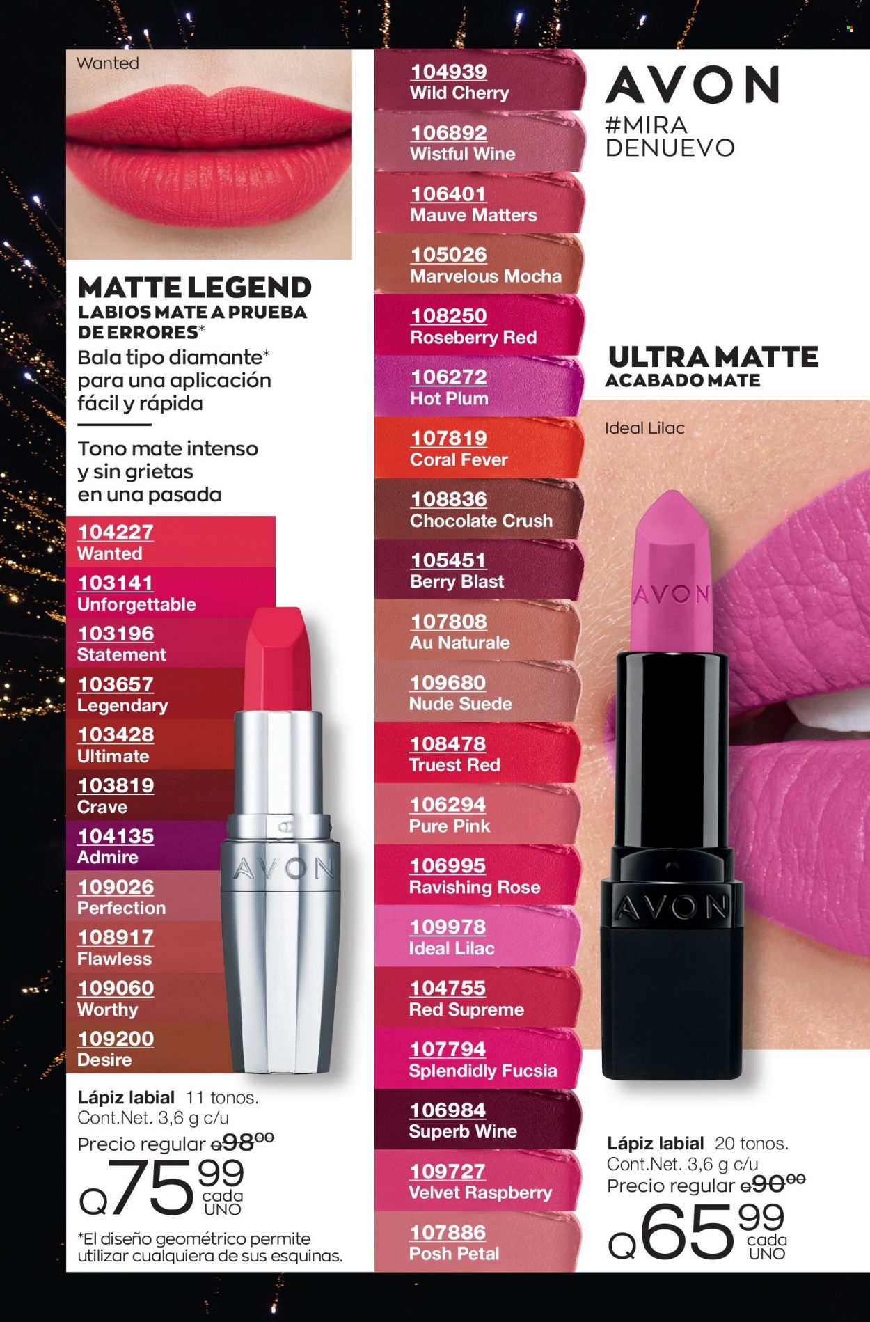 Catálogo Avon. Página 174