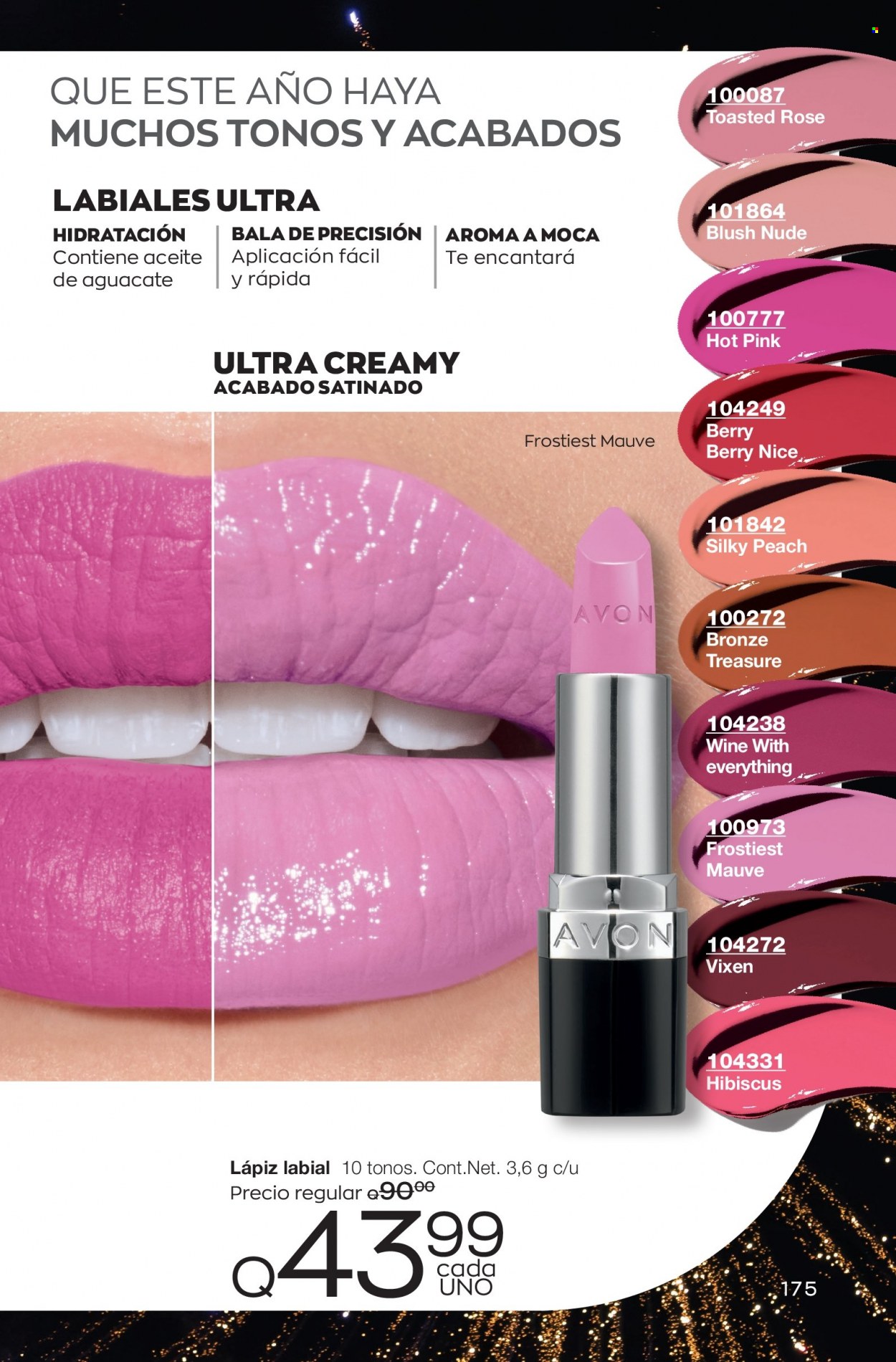 Catálogo Avon. Página 175