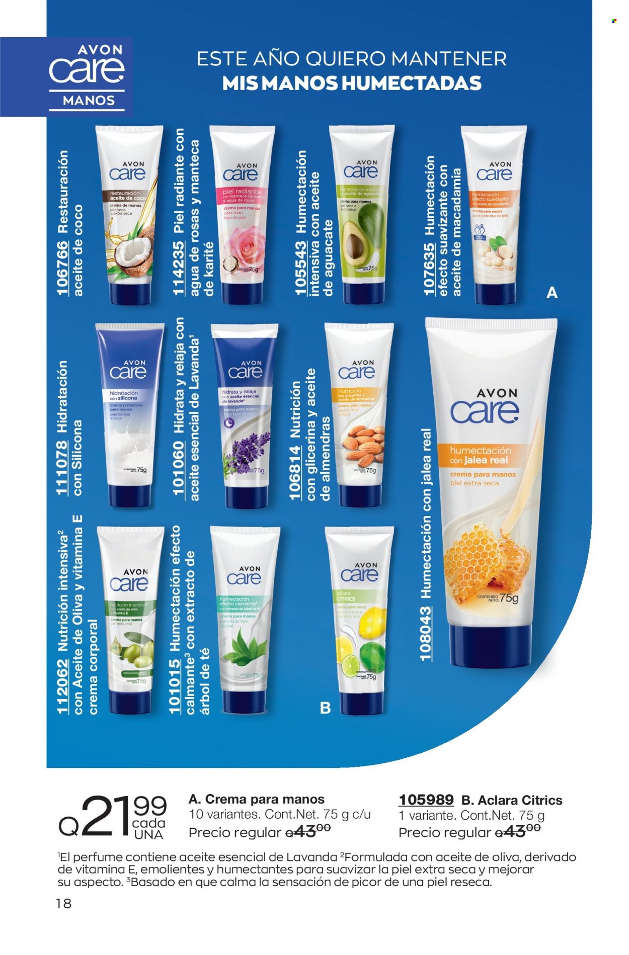 Catálogo Avon. Página 18
