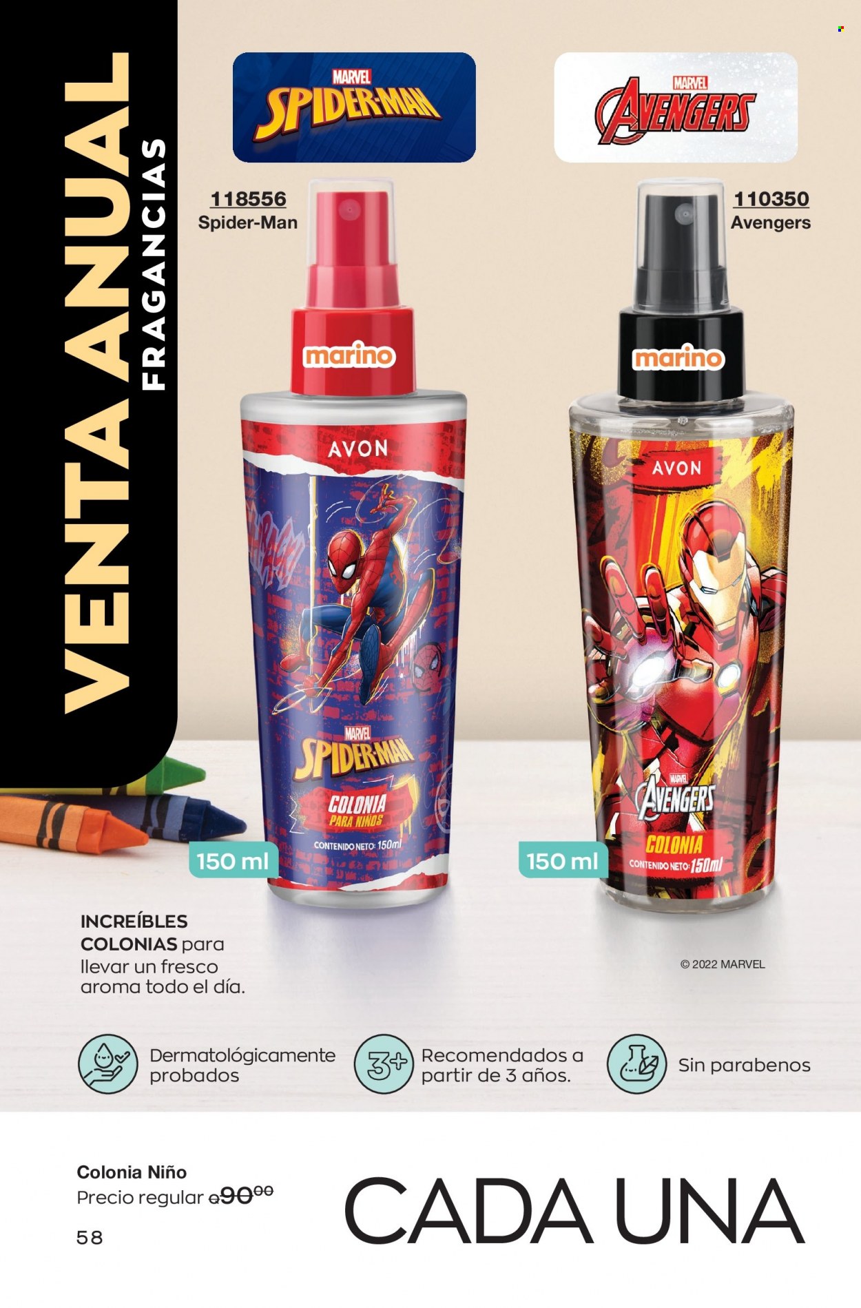 Catálogo Avon. Página 58