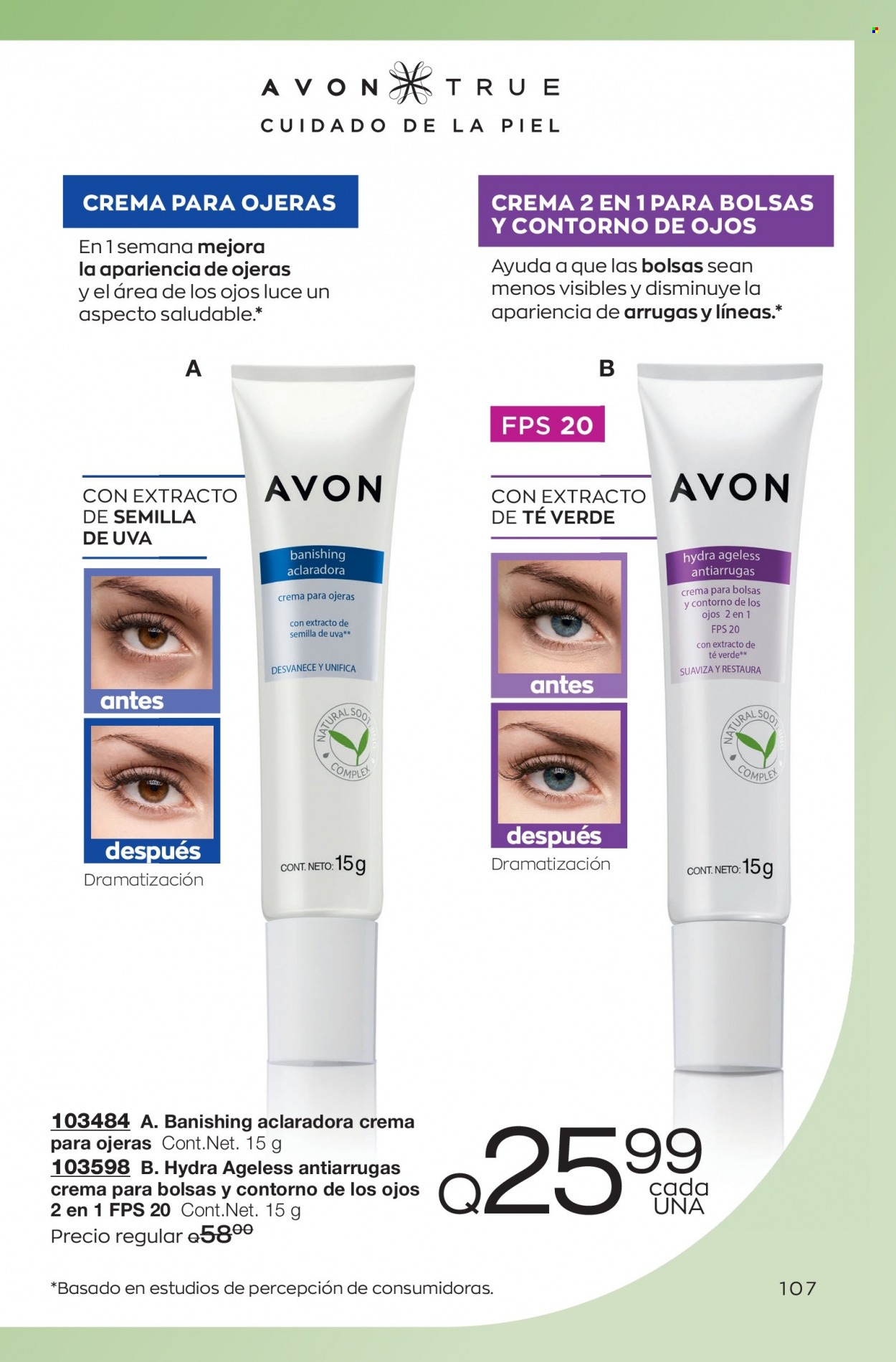 Catálogo Avon. Página 107