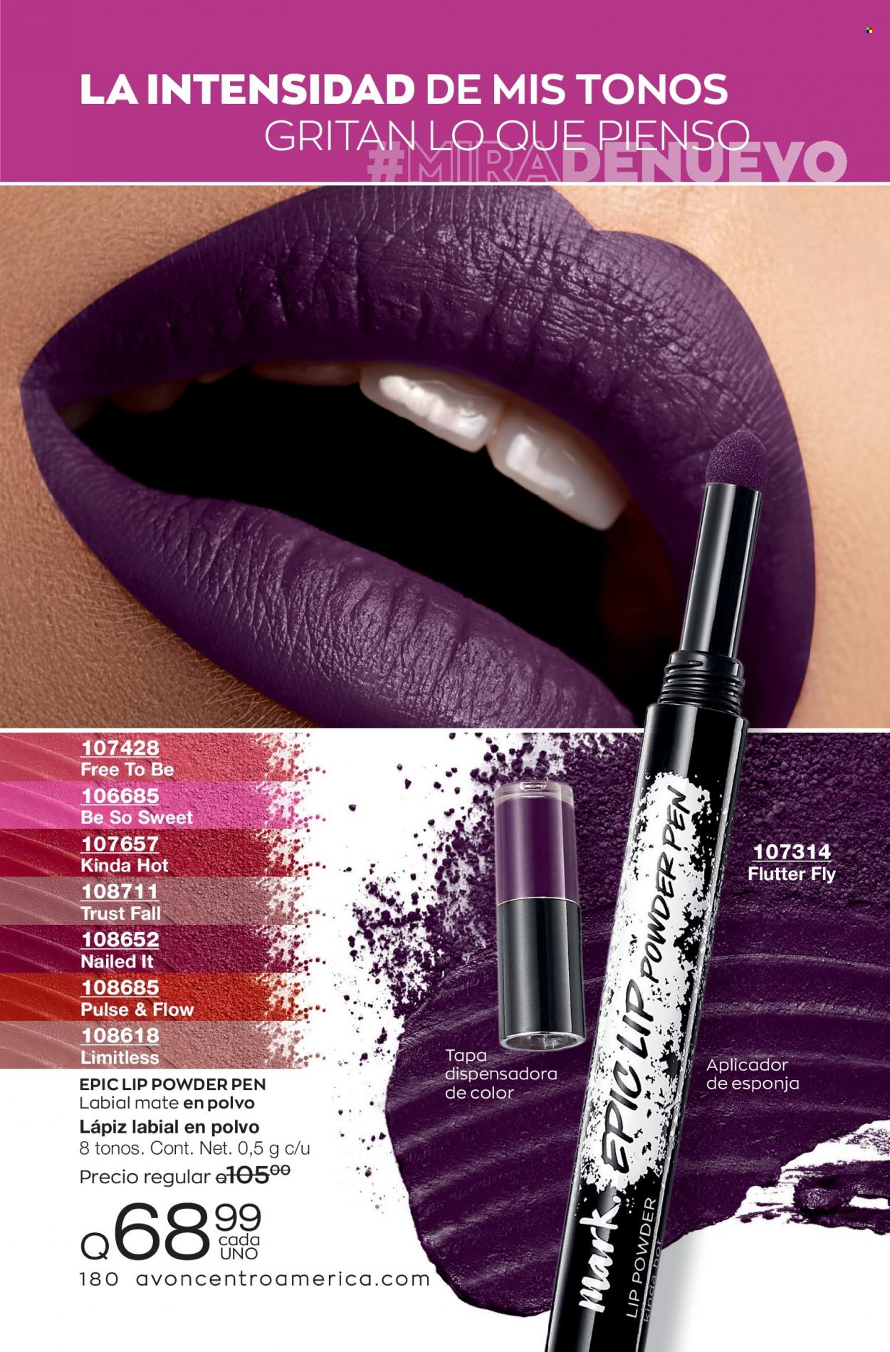 Catálogo Avon. Página 180