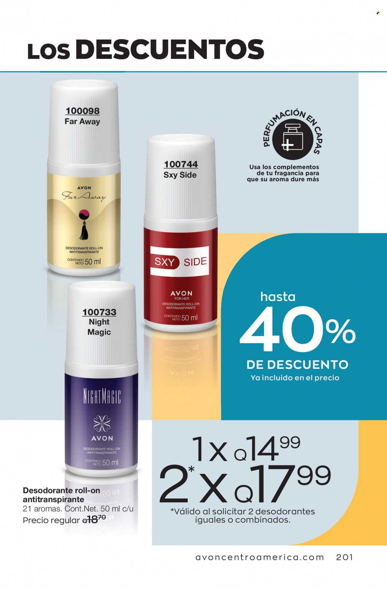 Catálogo Avon. Página 201