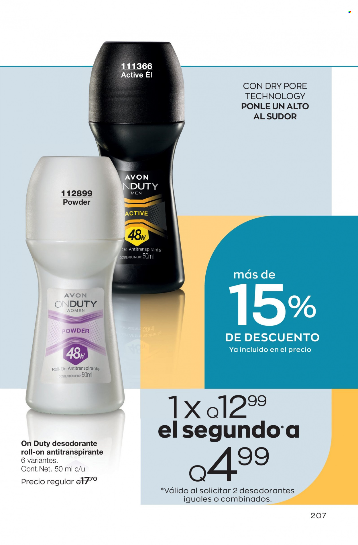 Catálogo Avon. Página 207