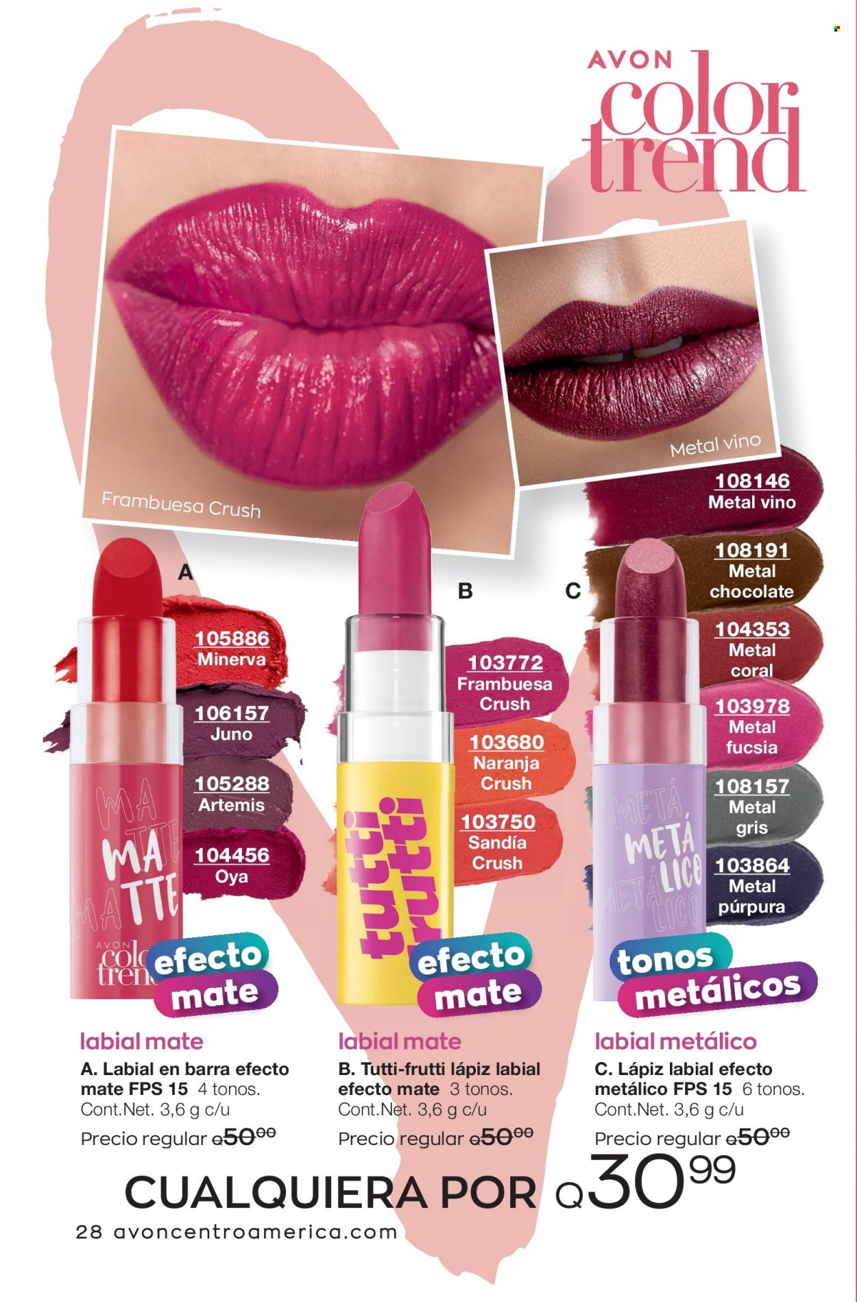 Catálogo Avon. Página 28