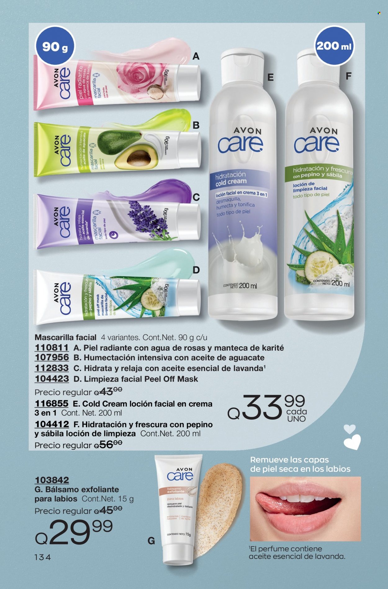 Catálogo Avon. Página 134