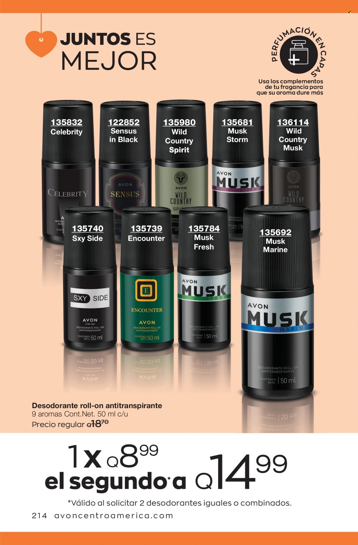 Catálogo Avon. Página 214