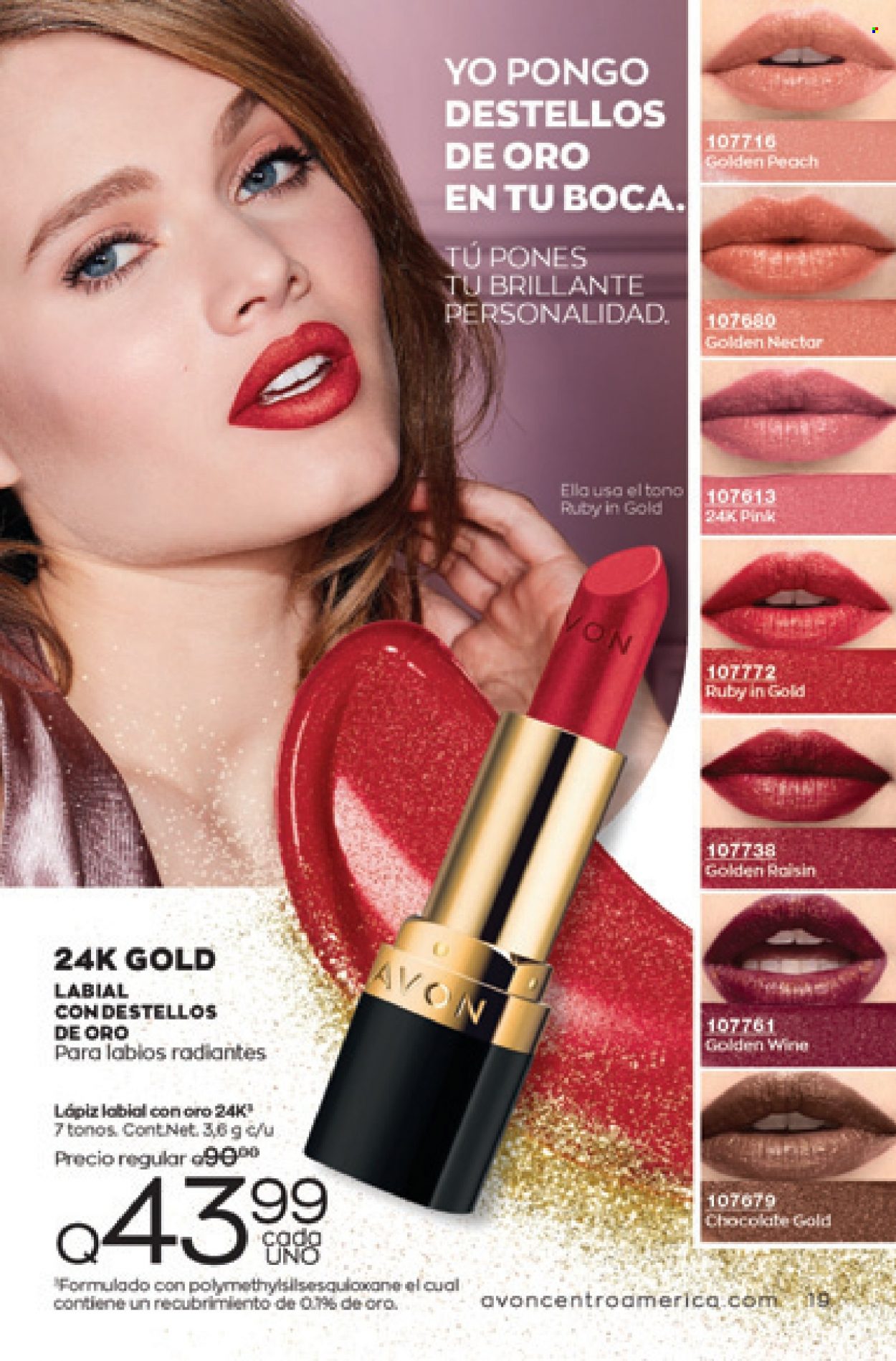 Catálogo Avon. Página 19