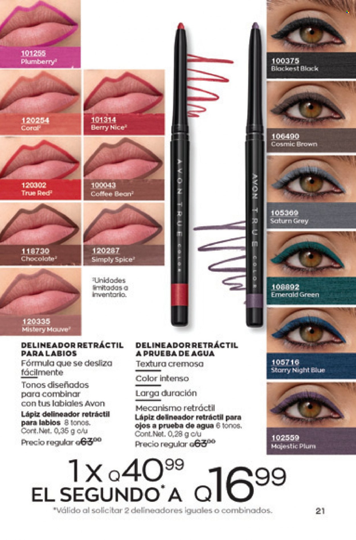 Catálogo Avon. Página 21
