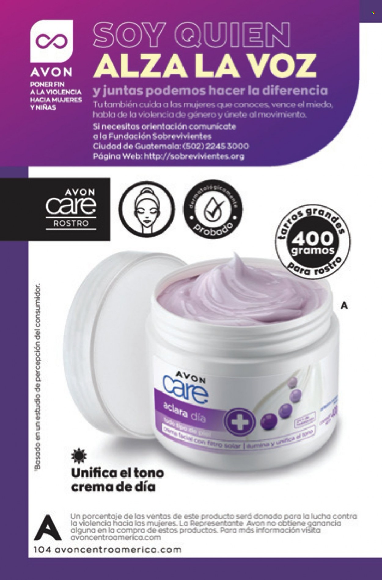 Catálogo Avon. Página 104