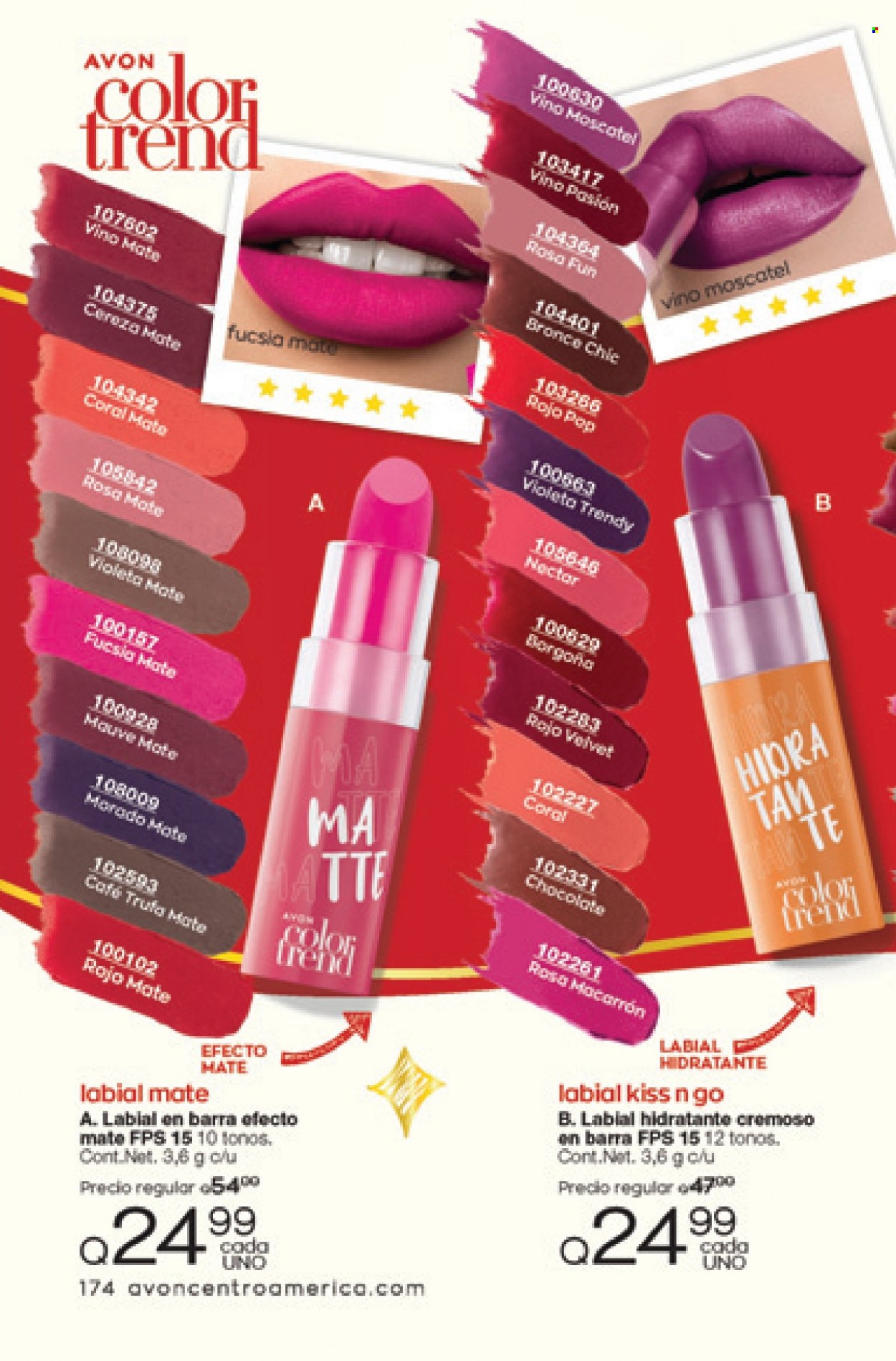 Catálogo Avon. Página 174
