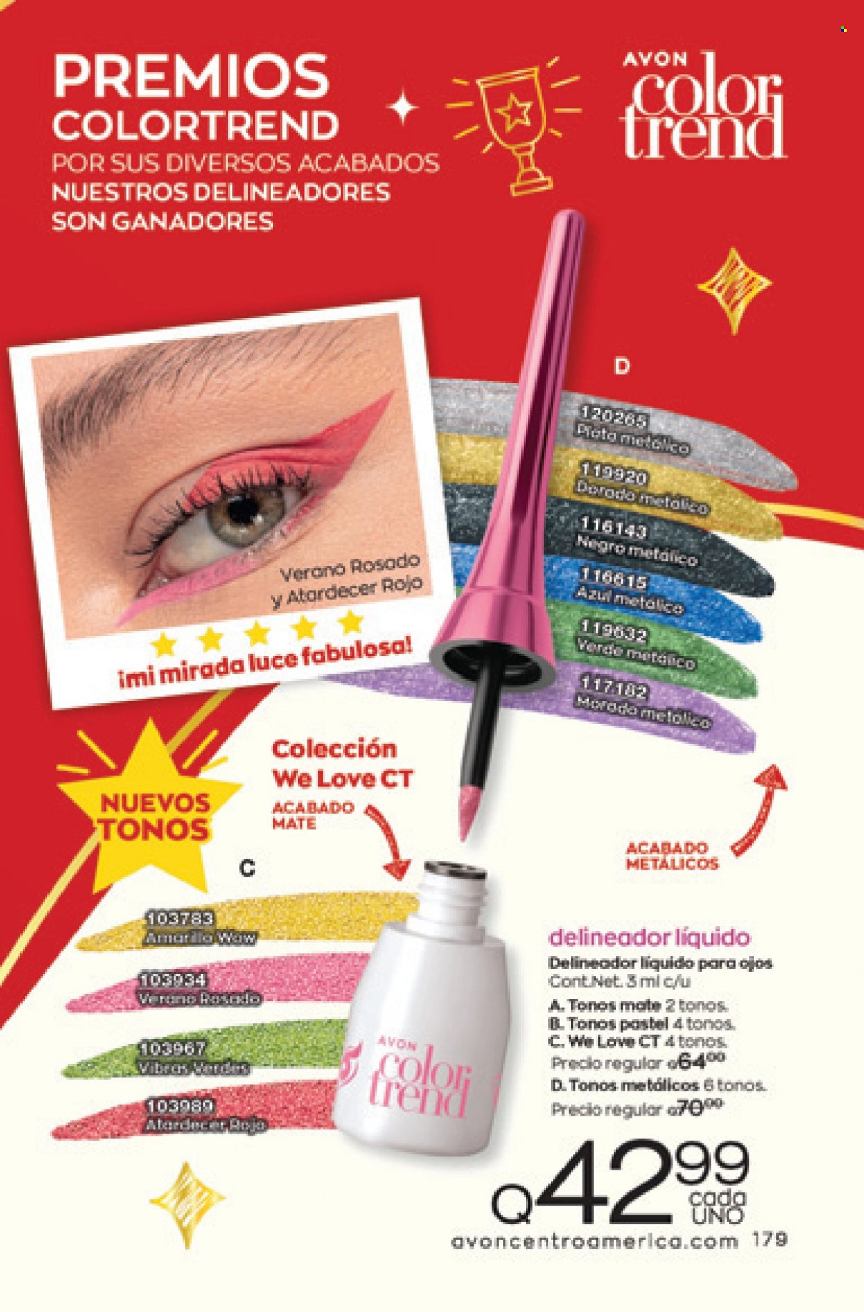Catálogo Avon. Página 179