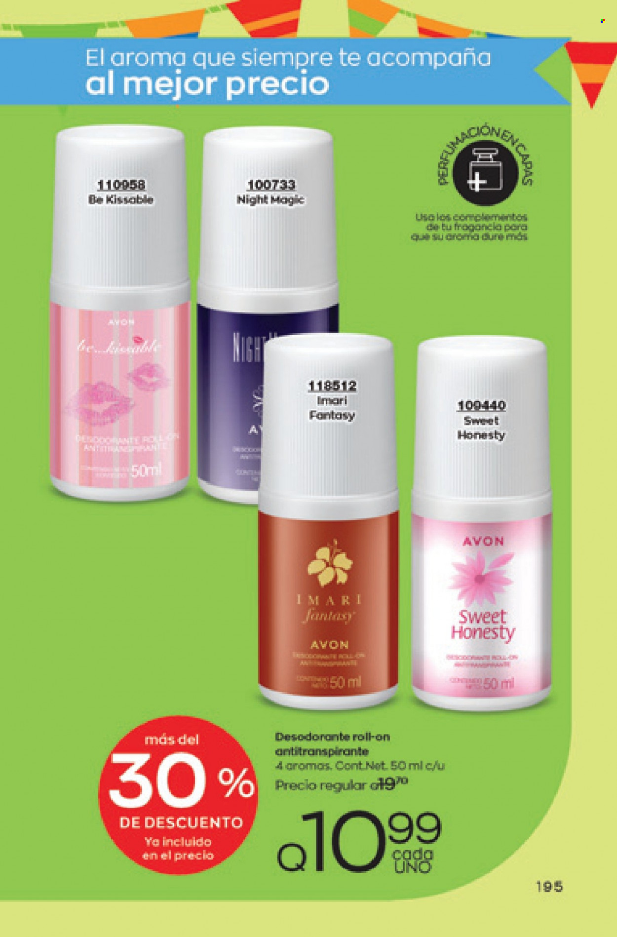 Catálogo Avon. Página 195