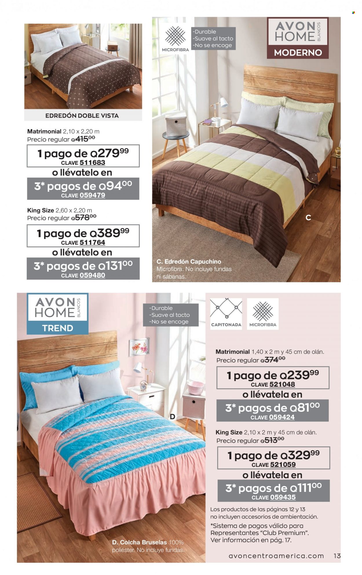 Catálogo Avon. Página 13