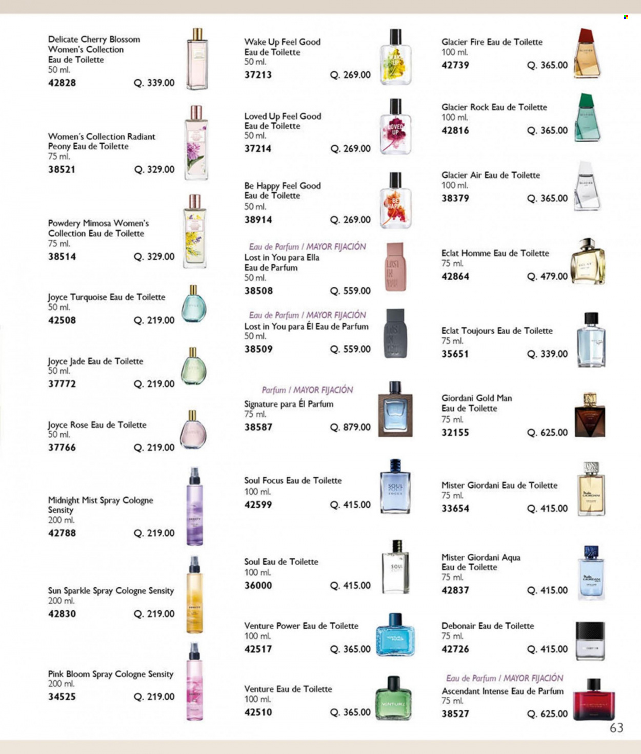 Catálogo Oriflame. Página 63