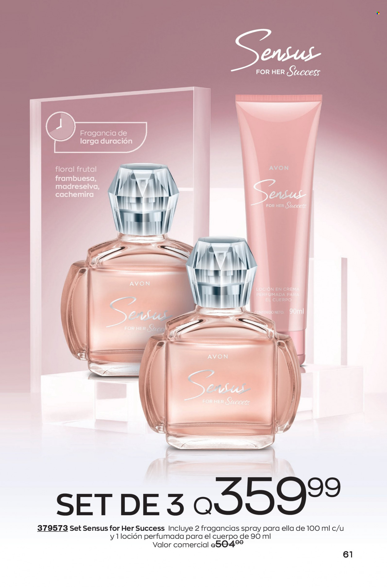 Catálogo Avon. Página 61