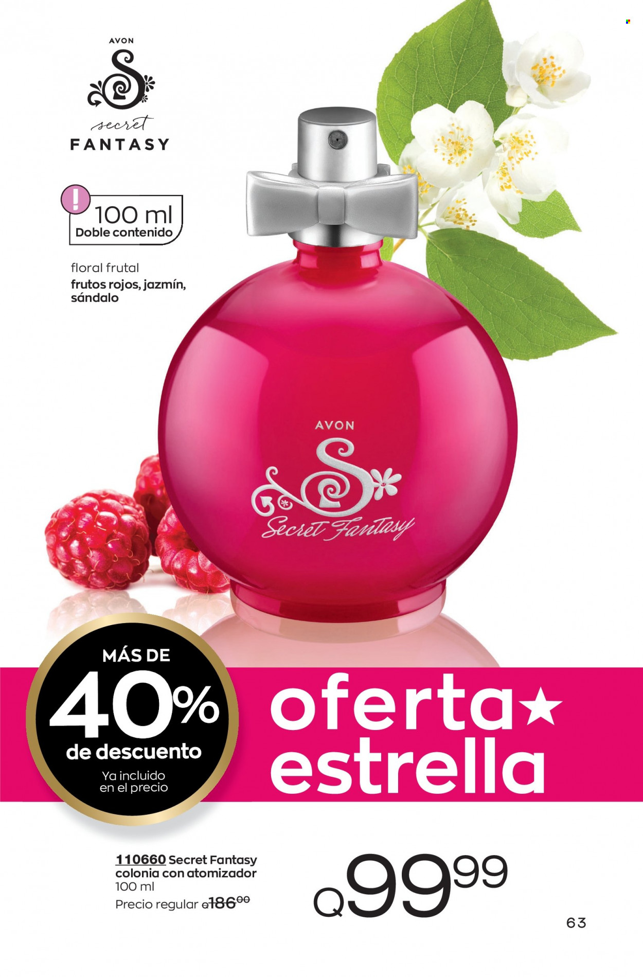 Catálogo Avon. Página 63