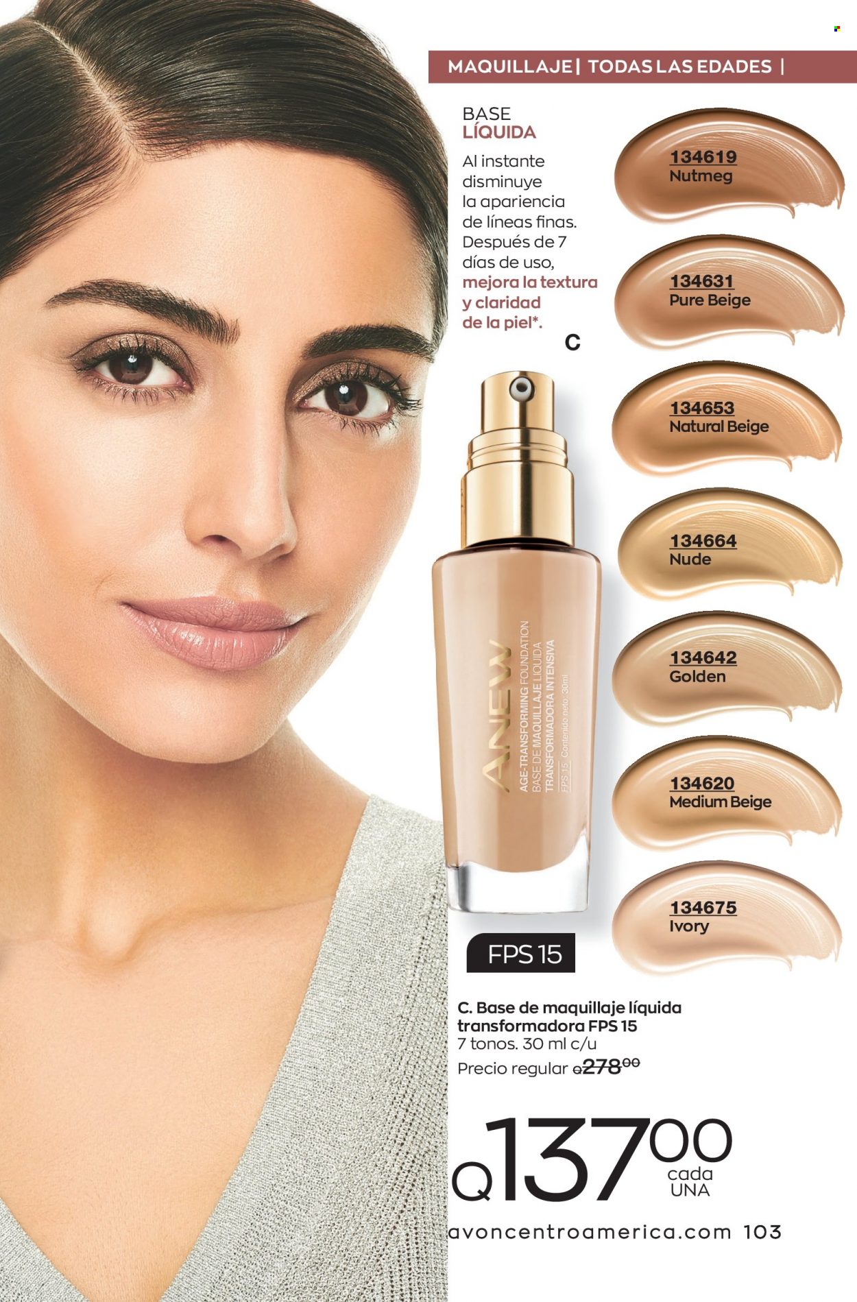 Catálogo Avon. Página 103