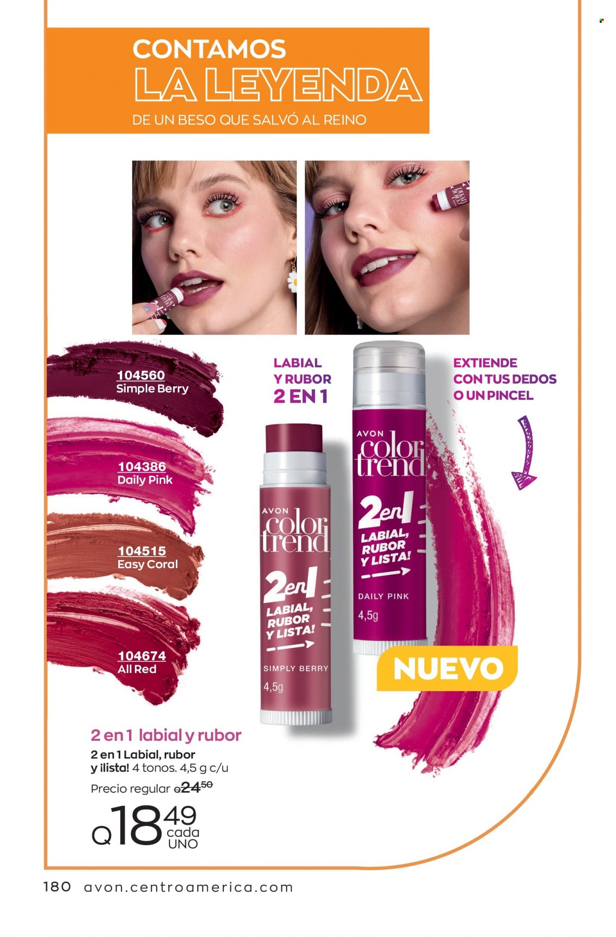 Catálogo Avon. Página 180