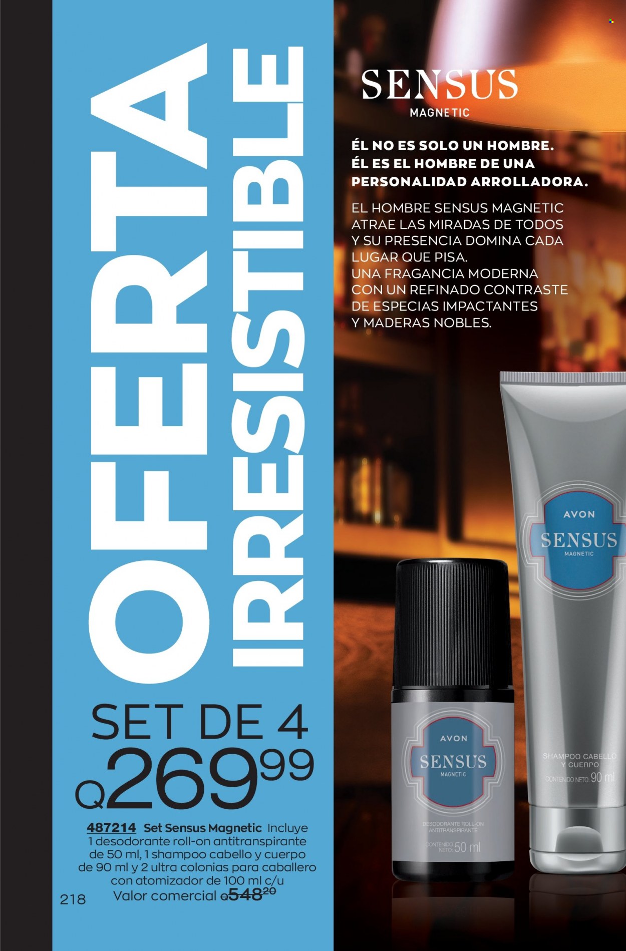 Catálogo Avon. Página 218