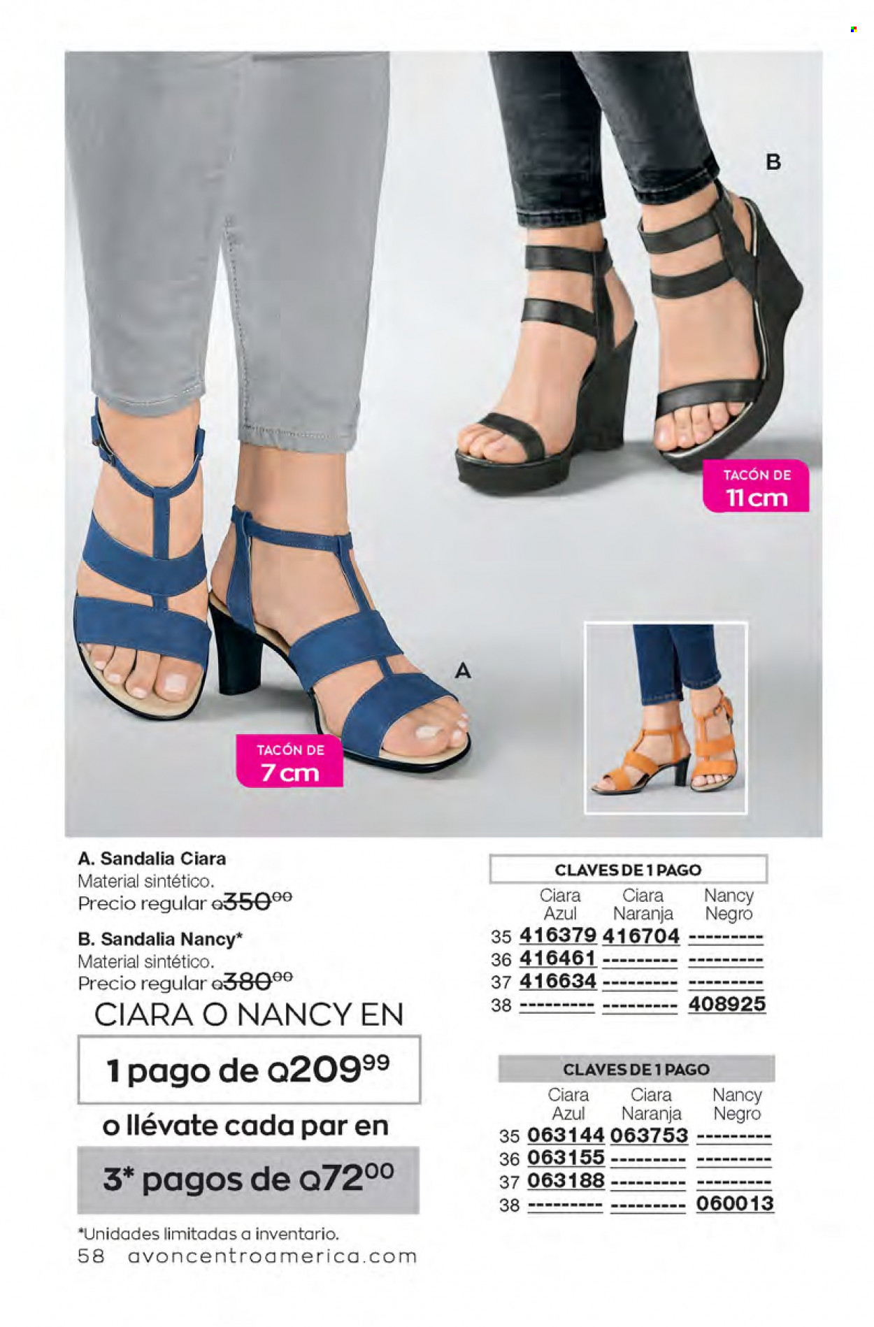 Catálogo Avon. Página 58