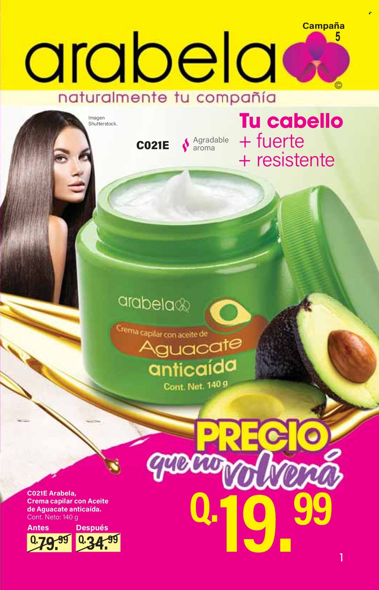 Catálogo Arabela. Página 1